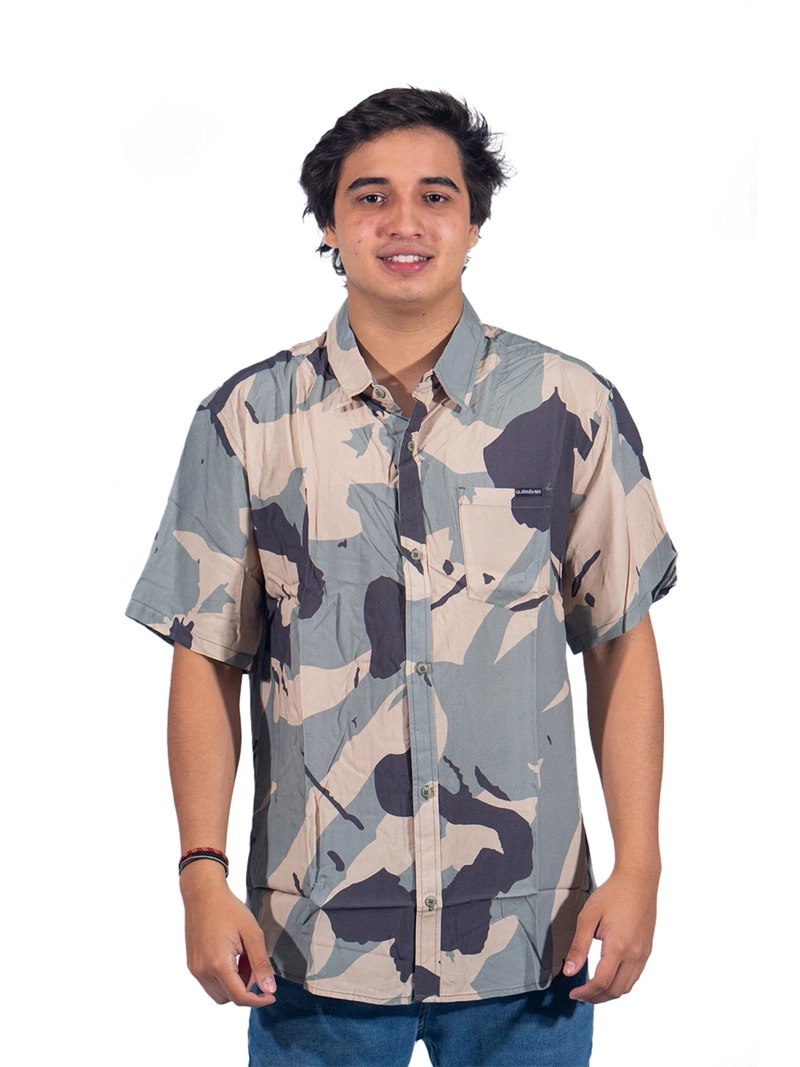 CAMISA MANGA CORTA HOMBRE QUICKSILVER ESSENTIAL WOVEN - 1
