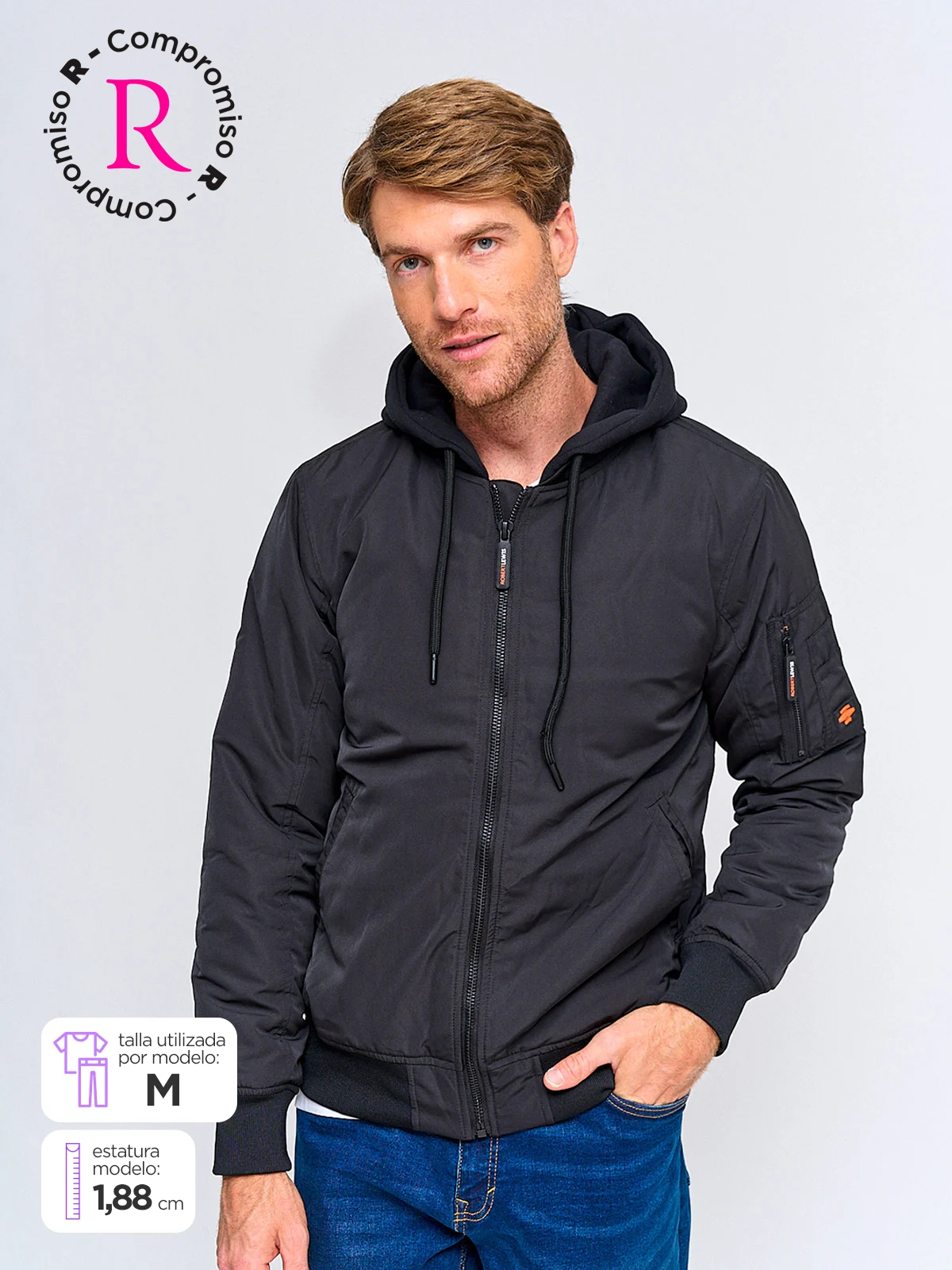 CASACA HOMBRE ROBERT LEWIS EBOMBER - 1