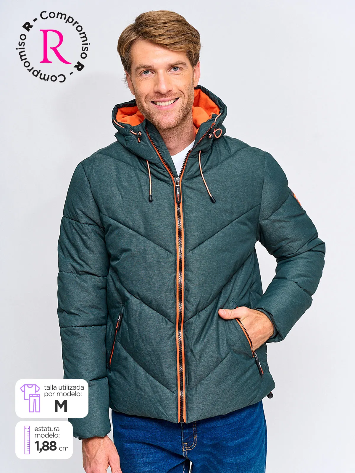 CASACA HOMBRE ROBERT LEWIS EPUFFA - 1