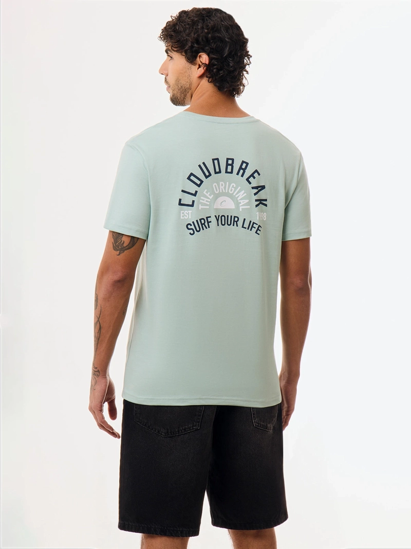 POLO MANGA CORTA HOMBRE CLOUDBREAK EMESA1 PORCELANA - 2