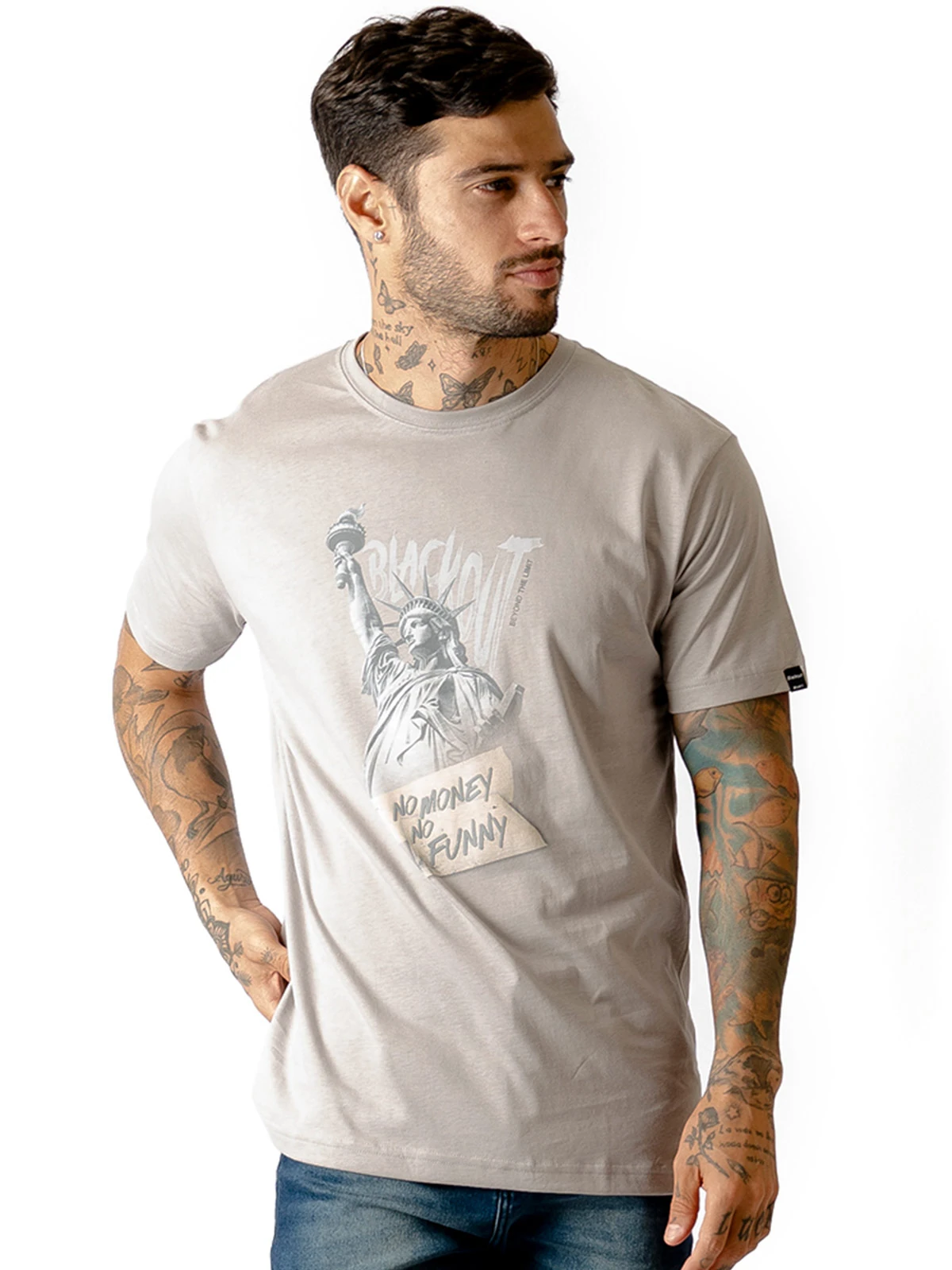 POLO MANGA CORTA HOMBRE BLACKOUT BÁSICO - 3
