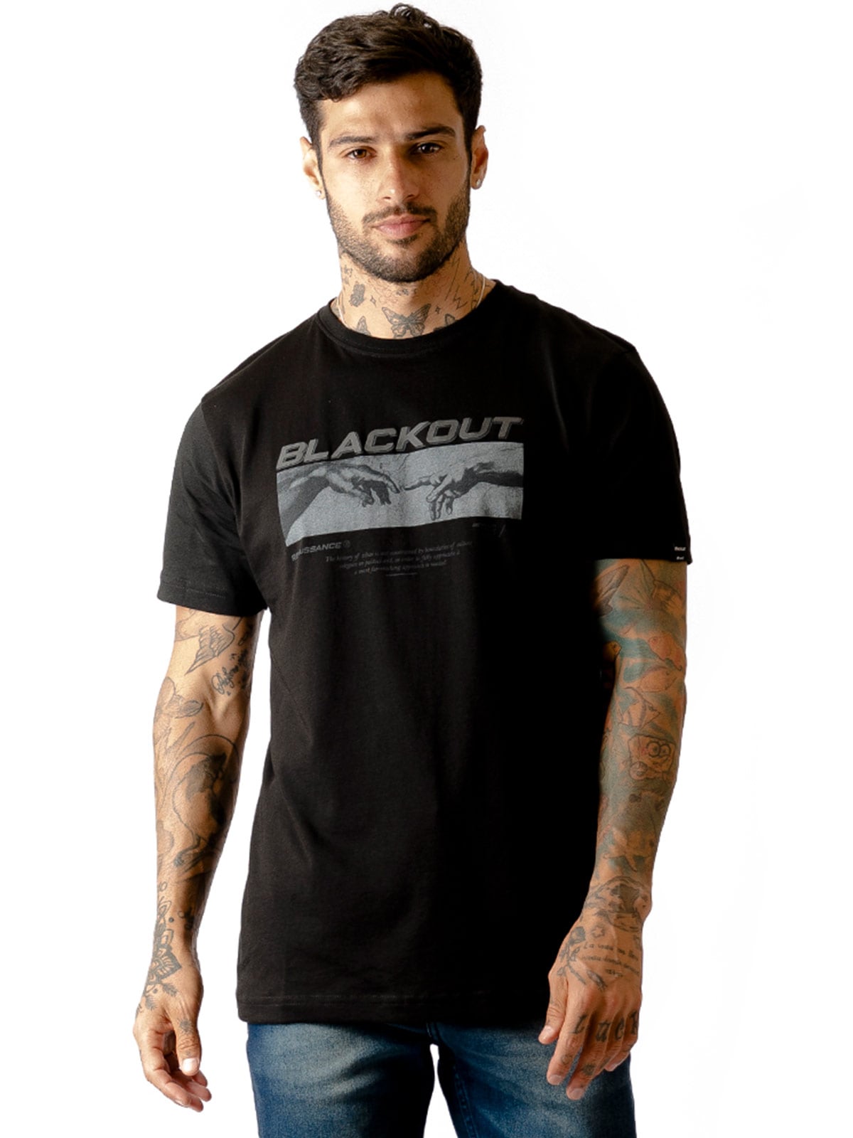 POLO MANGA CORTA HOMBRE BLACKOUT BÁSICO - 1