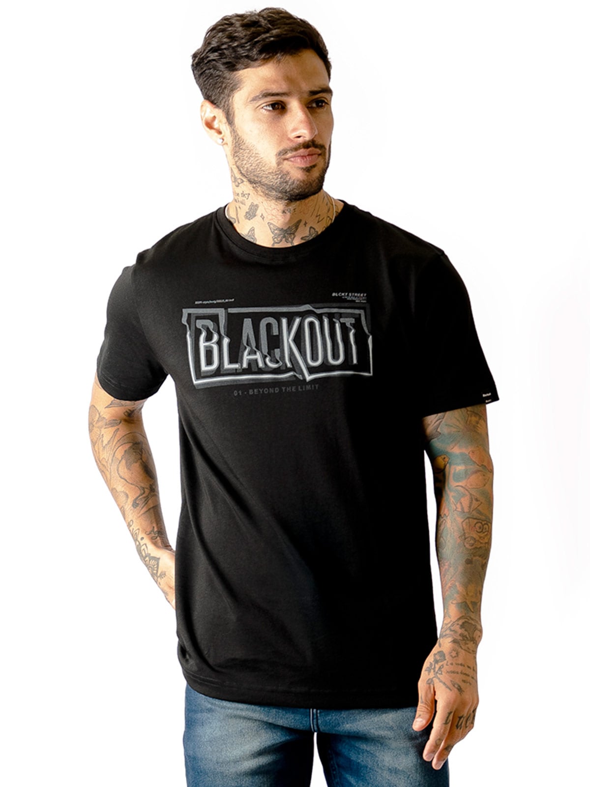 POLO MANGA CORTA HOMBRE BLACKOUT BÁSICO - 1