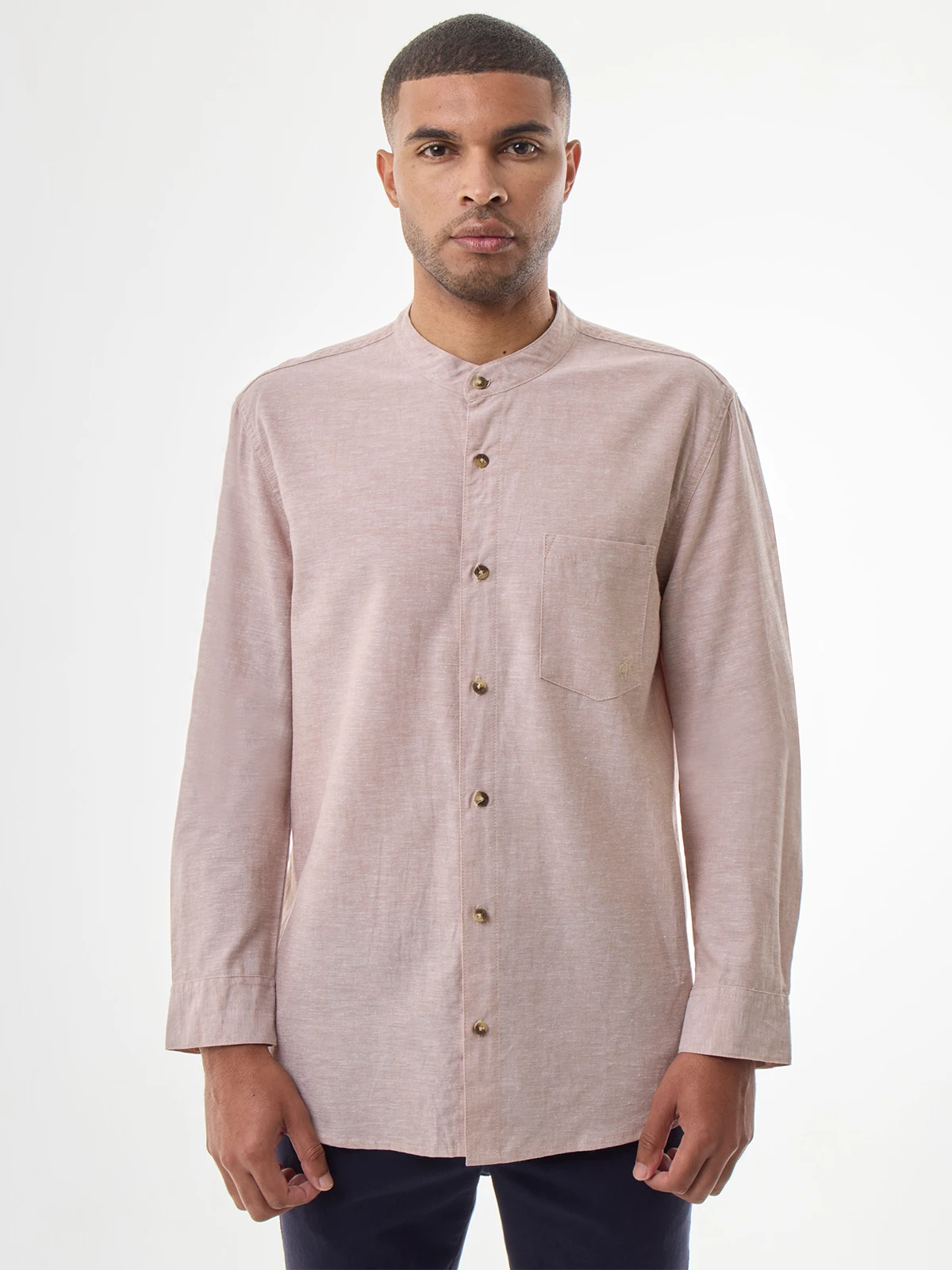 CAMISA MANGA CORTA ROBERT LEWIS ALINO - 1