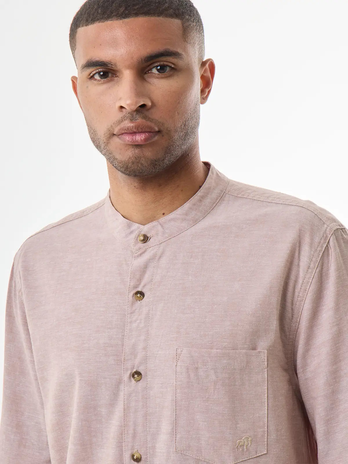 CAMISA MANGA CORTA ROBERT LEWIS ALINO - 4