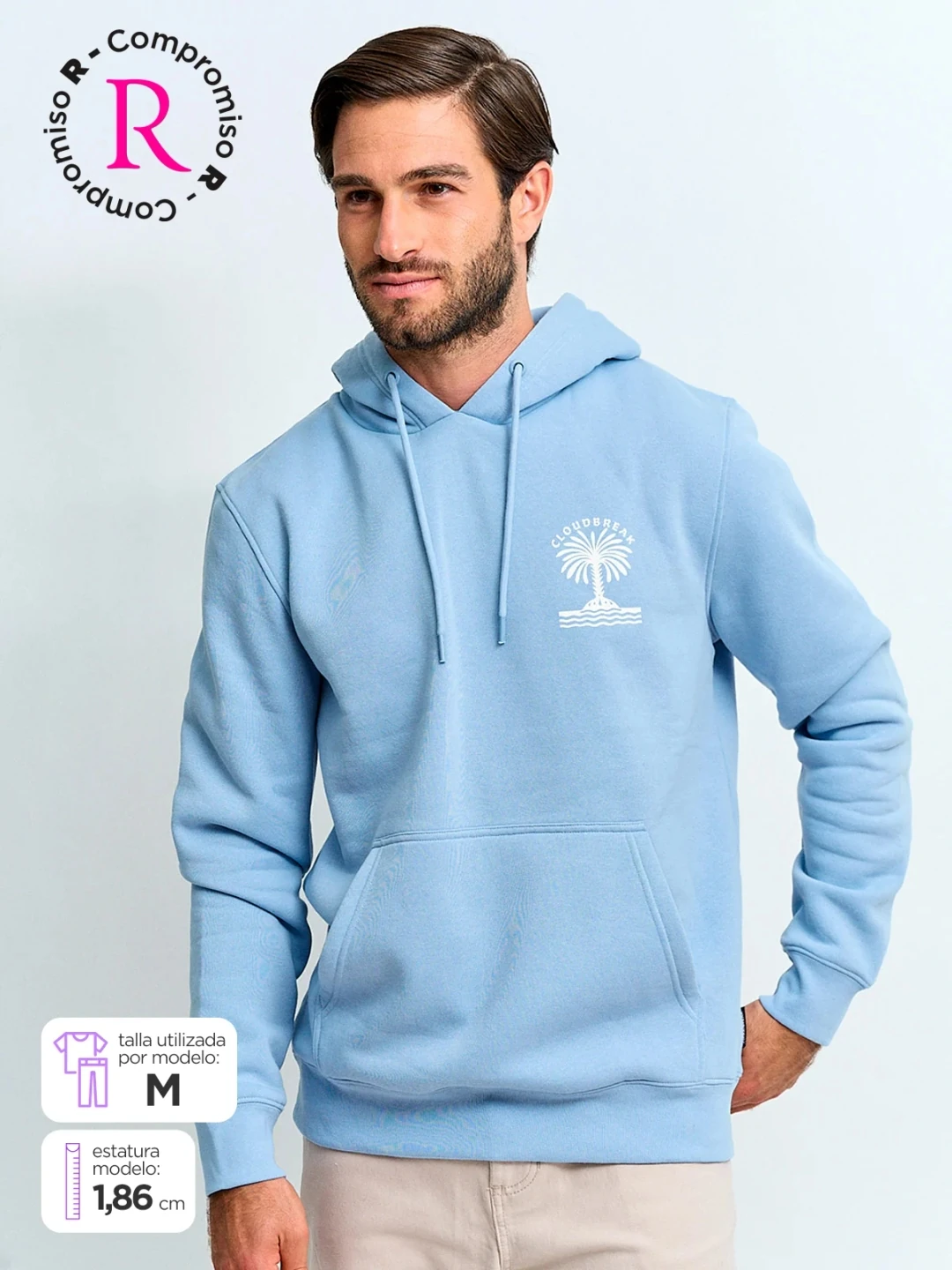 POLERA HOMBRE CLOUDBREAK HOODIE AMADOR - 1