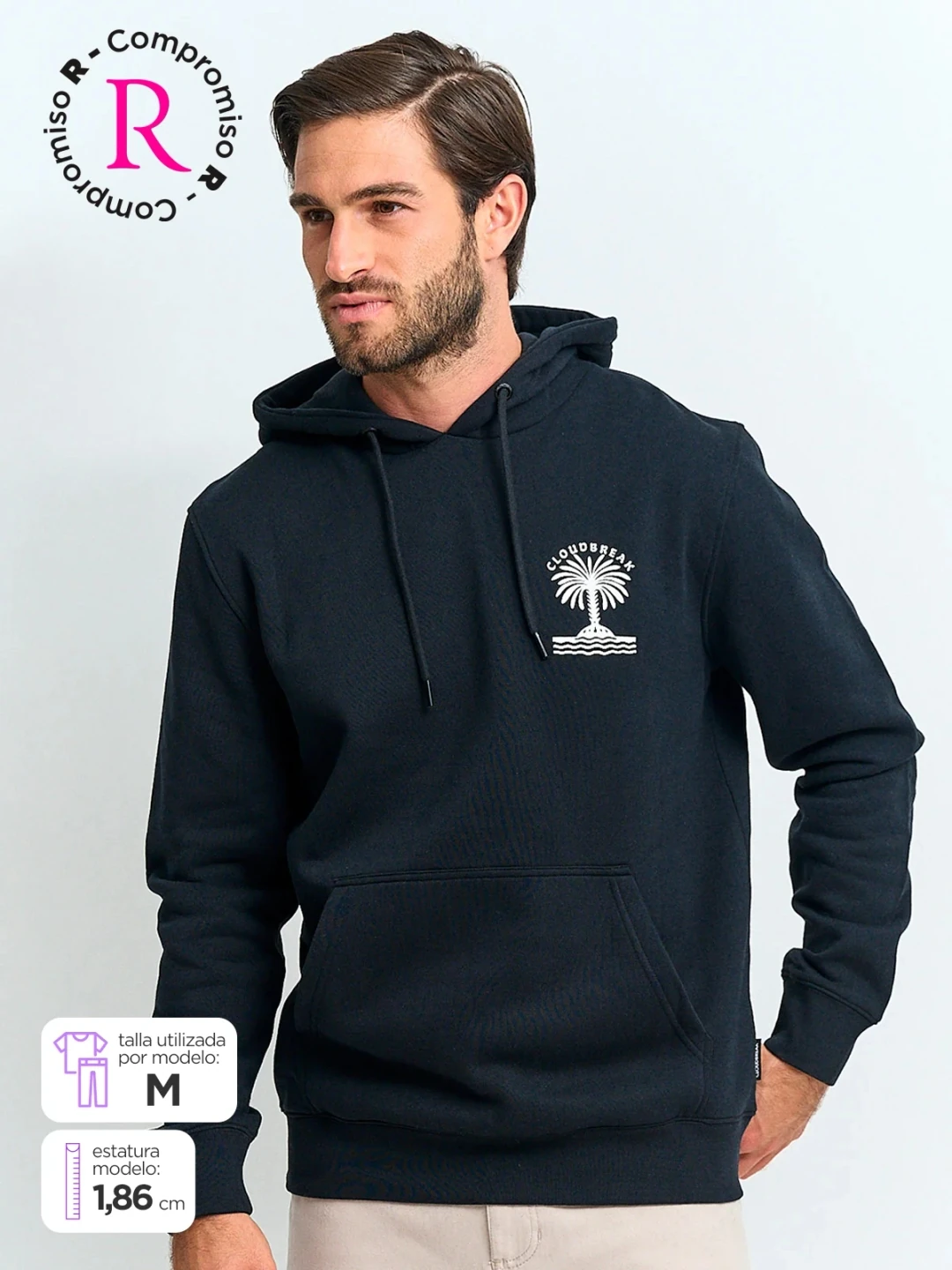 POLERA HOMBRE CLOUDBREAK HOODIE AMADOR - 1