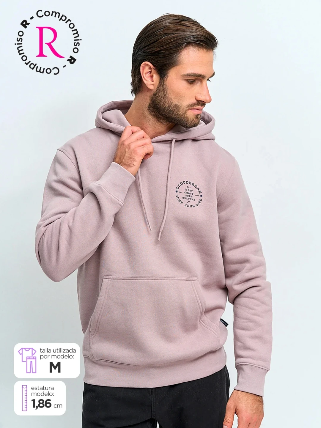 POLERA HOMBRE CLOUDBREAK HOODIE ANDREW - 1
