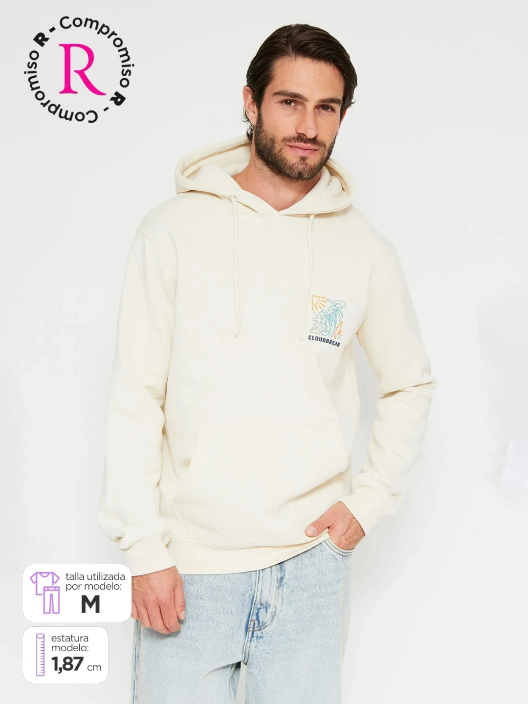 POLERA HOMBRE CLOUDBREAK HOODIE ANTOINE - 1