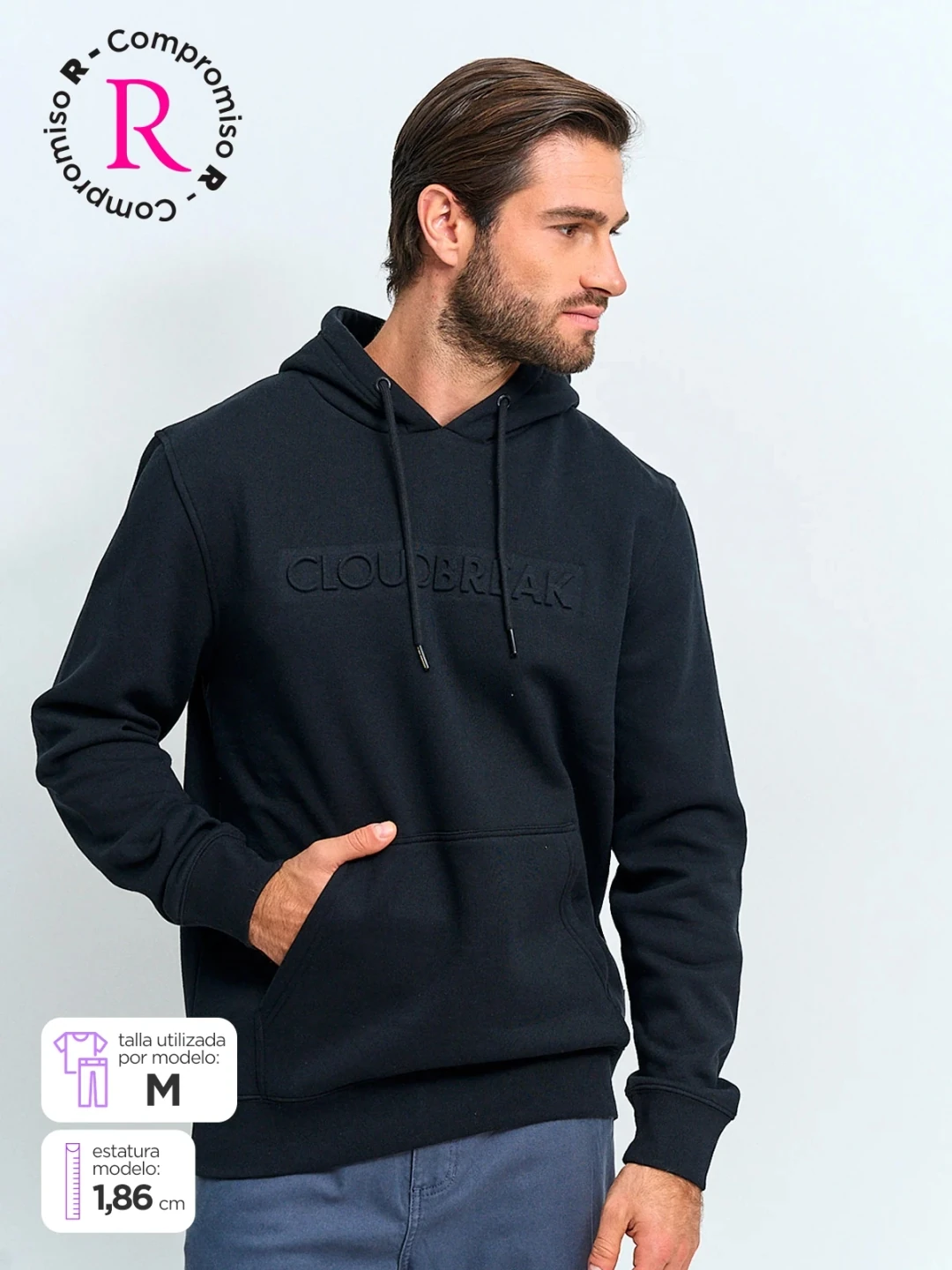 POLERA HOMBRE CLOUDBREAK HOODIE ALBERT - 1