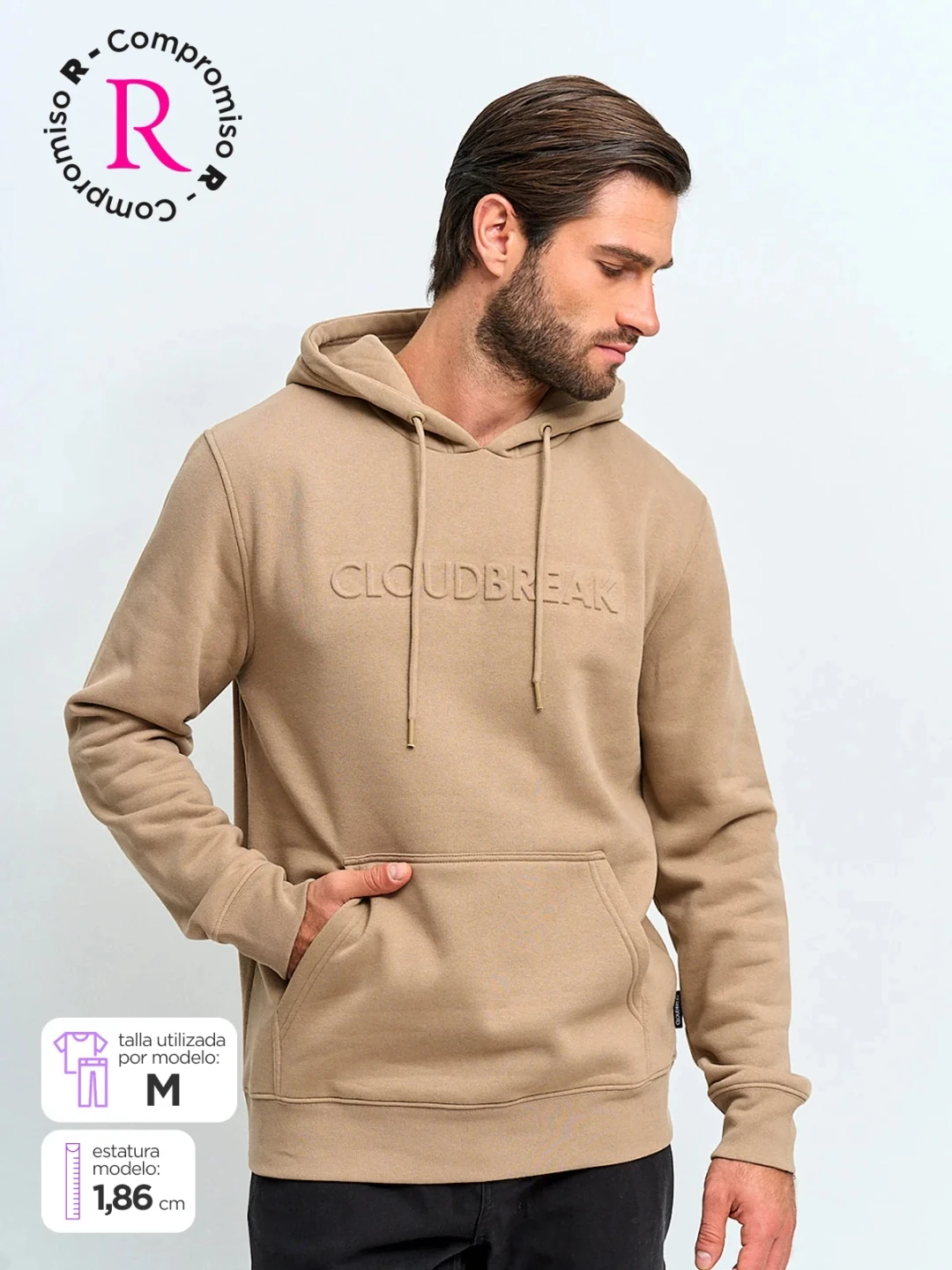 POLERA HOMBRE CLOUDBREAK HOODIE ALBERT - 1
