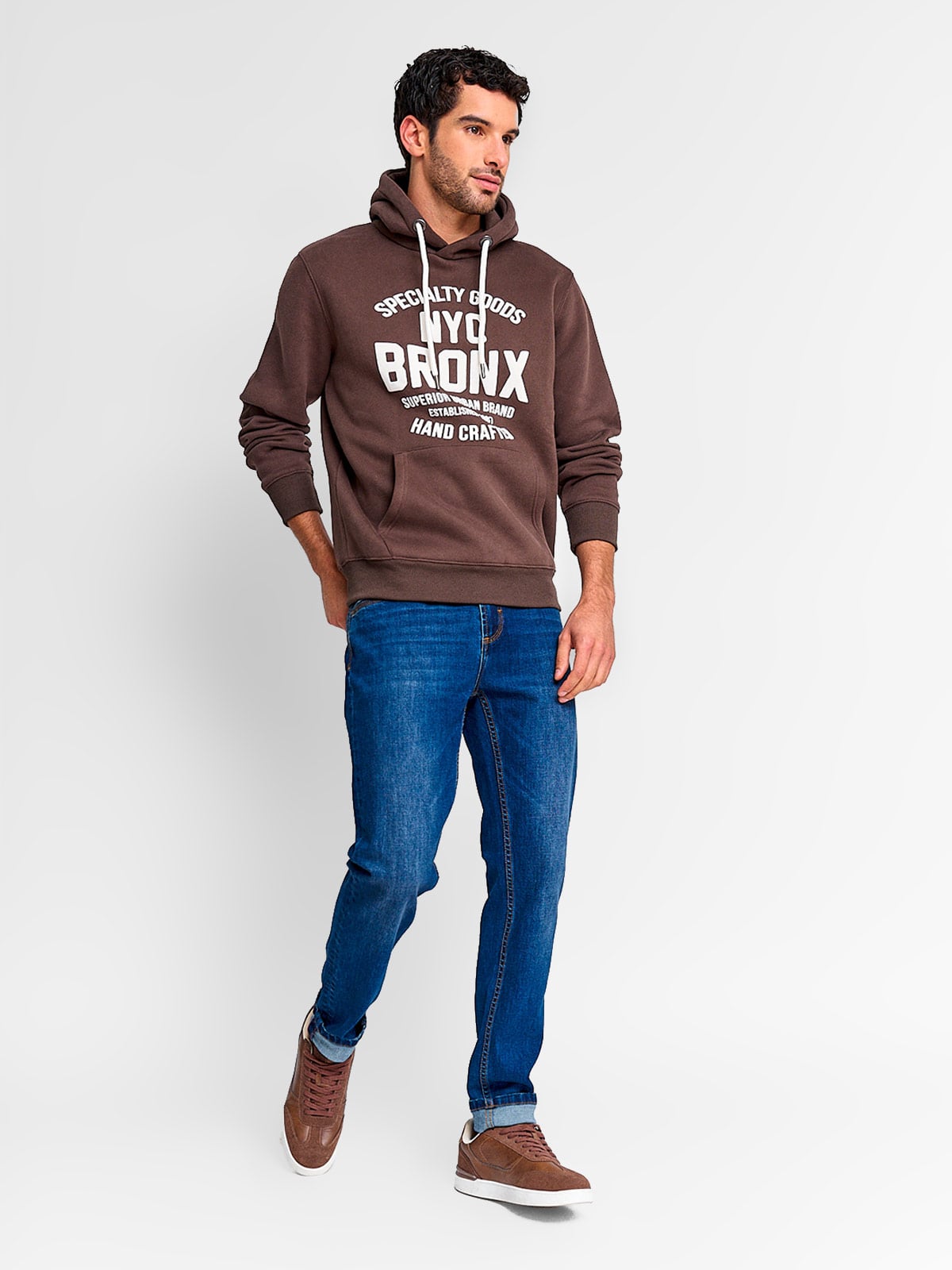 POLERA HOMBRE ROBERT LEWIS HOODIE ECO - 4