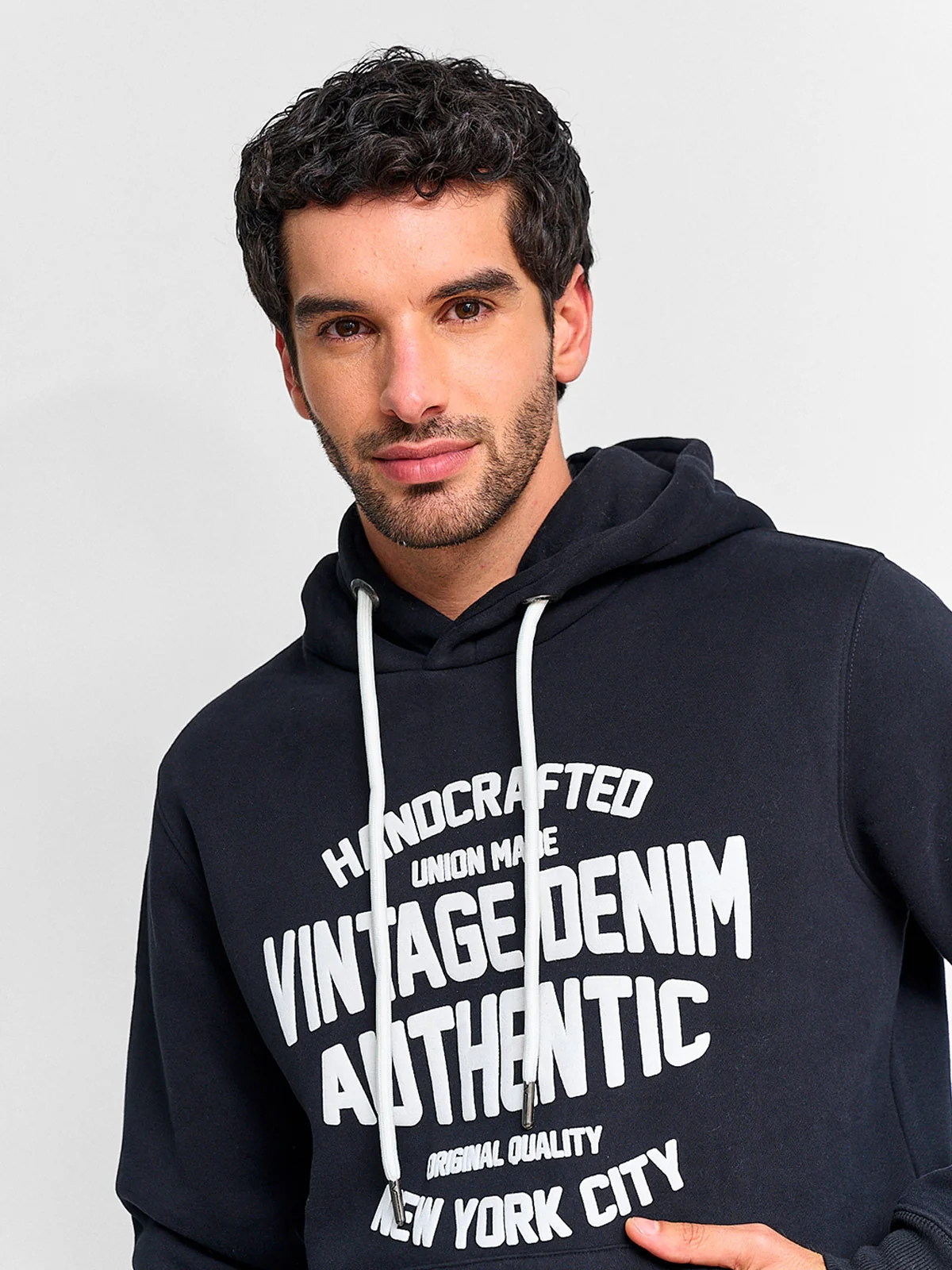 POLERA HOMBRE ROBERT LEWIS HOODIE ECO - 3
