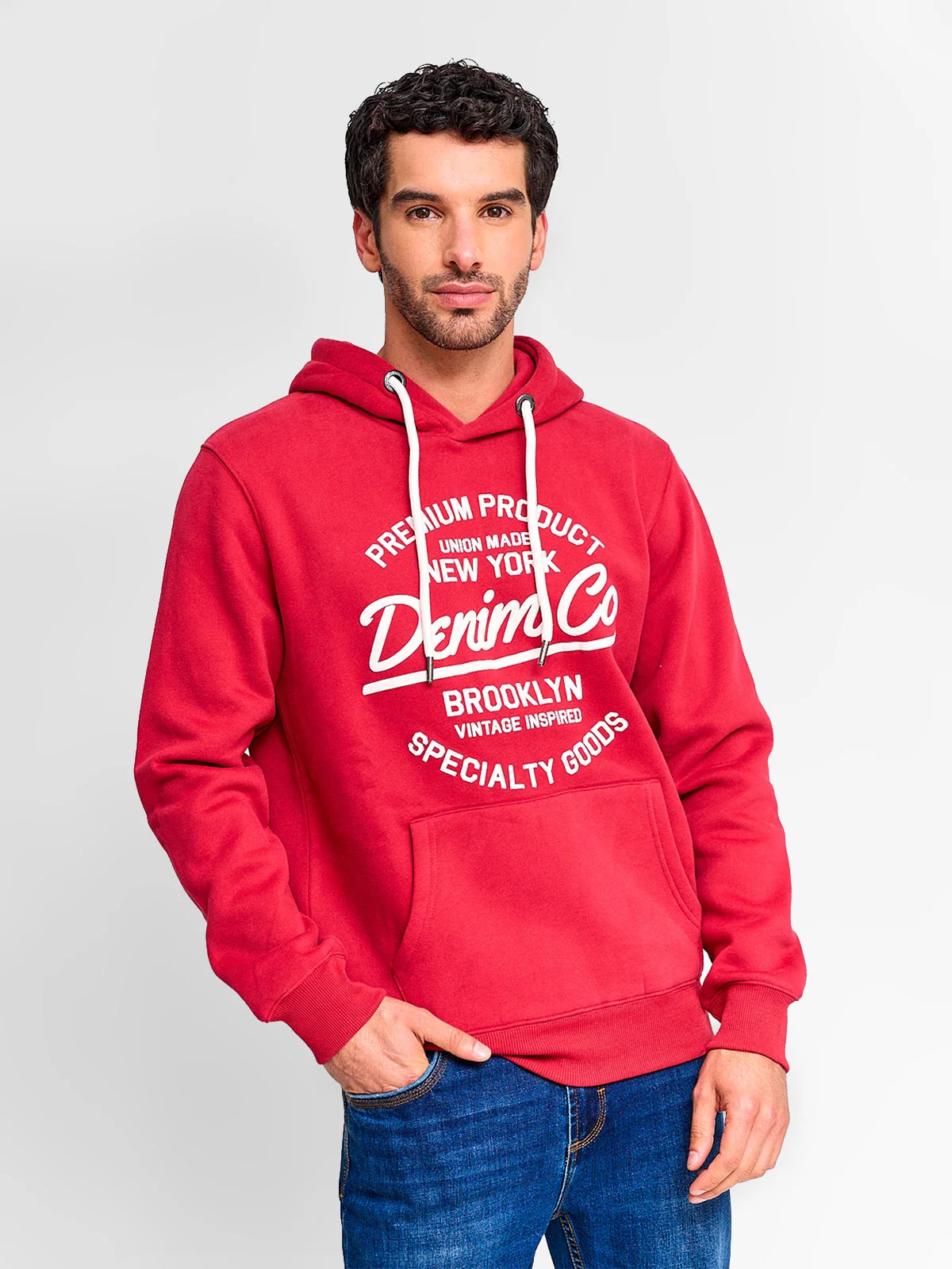POLERA HOMBRE ROBERT LEWIS HOODIE ECO - 1
