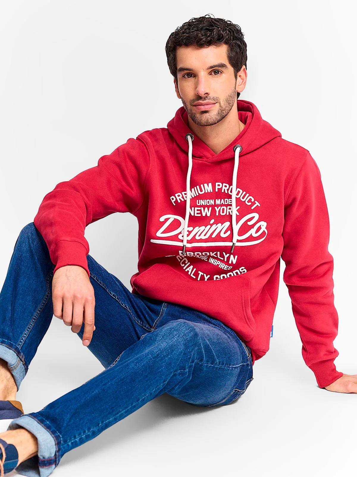 POLERA HOMBRE ROBERT LEWIS HOODIE ECO - 4