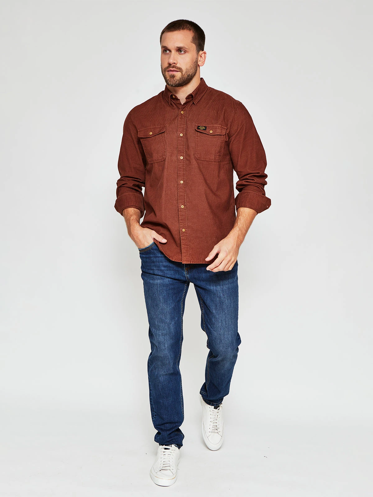 CAMISA MANGA LARGA HOMBRE ROBERT LEWIS ELENA - 4