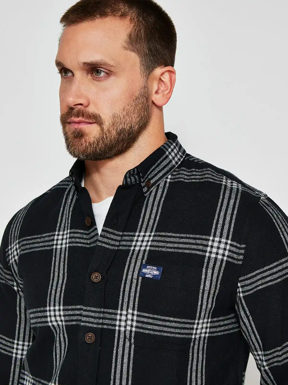 CAMISA MANGA LARGA HOMBRE ROBERT LEWIS ELINA - 3
