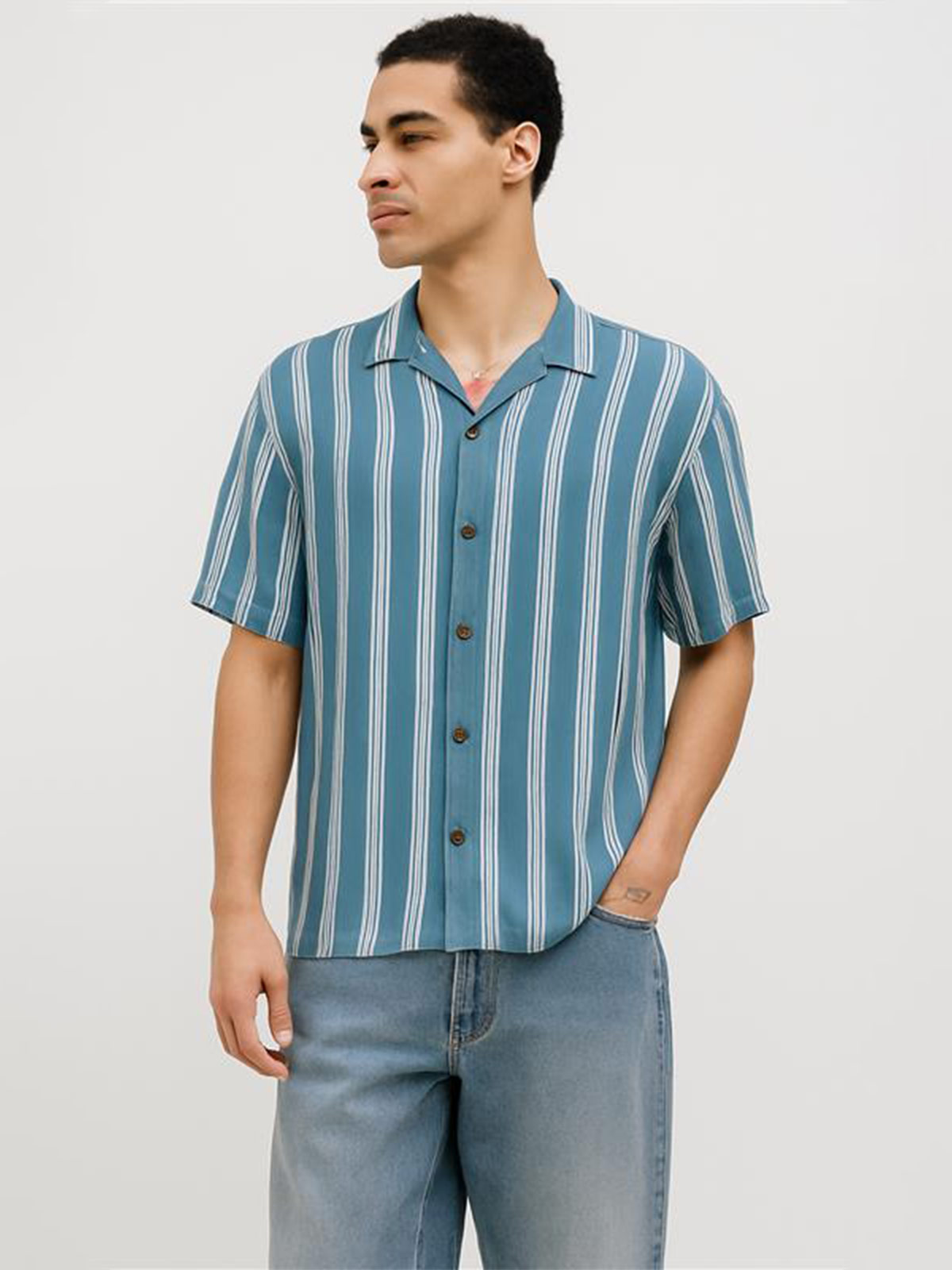 CAMISA MANGA CORTA HOMBRE JACK & JONES - 1
