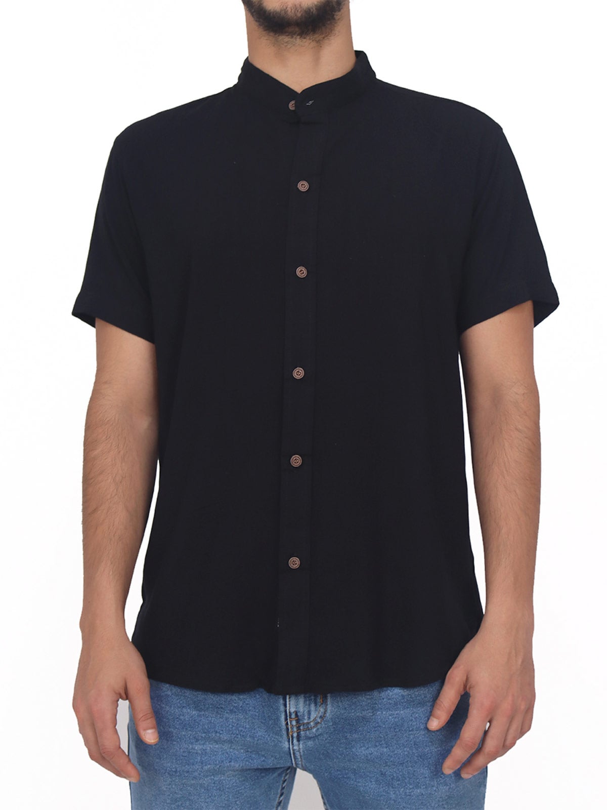 CAMISA MANGA CORTA HOMBRE KAYRA MAN LINO - 1