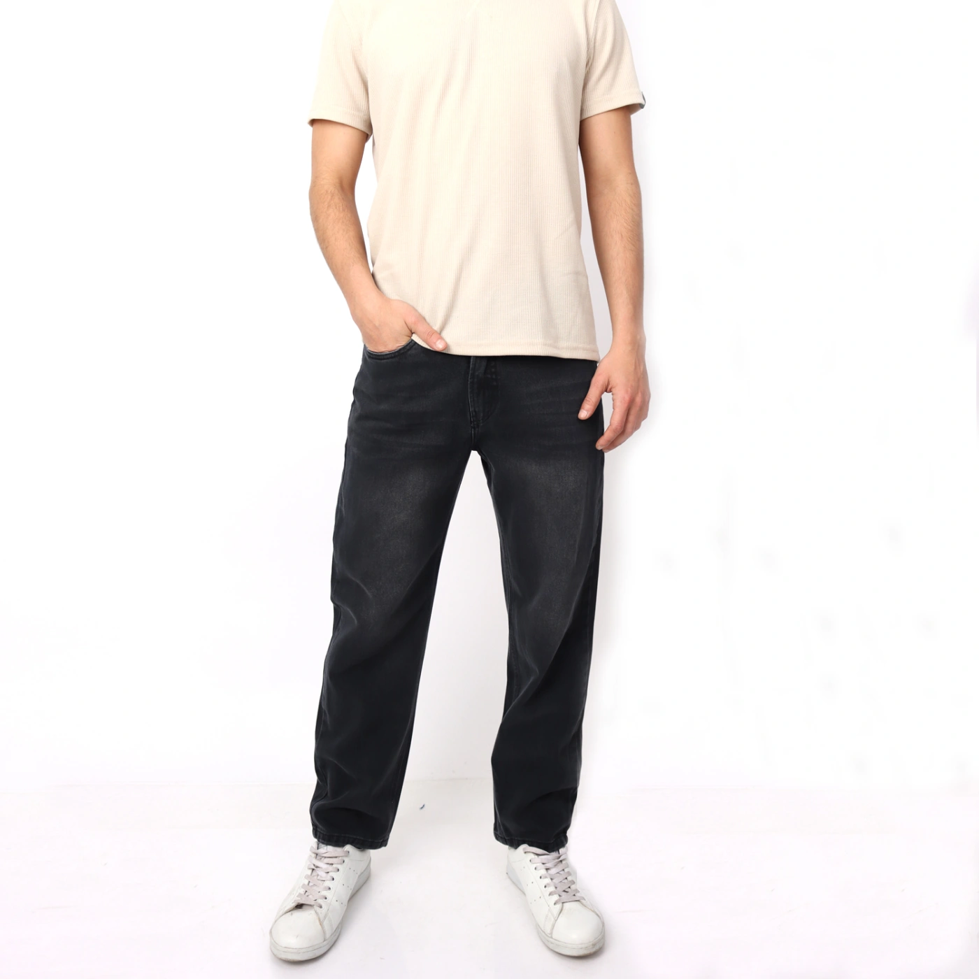 JEANS ALGODÓN REGULAR CROPPED HOMBRE KAYRA MAN - 1