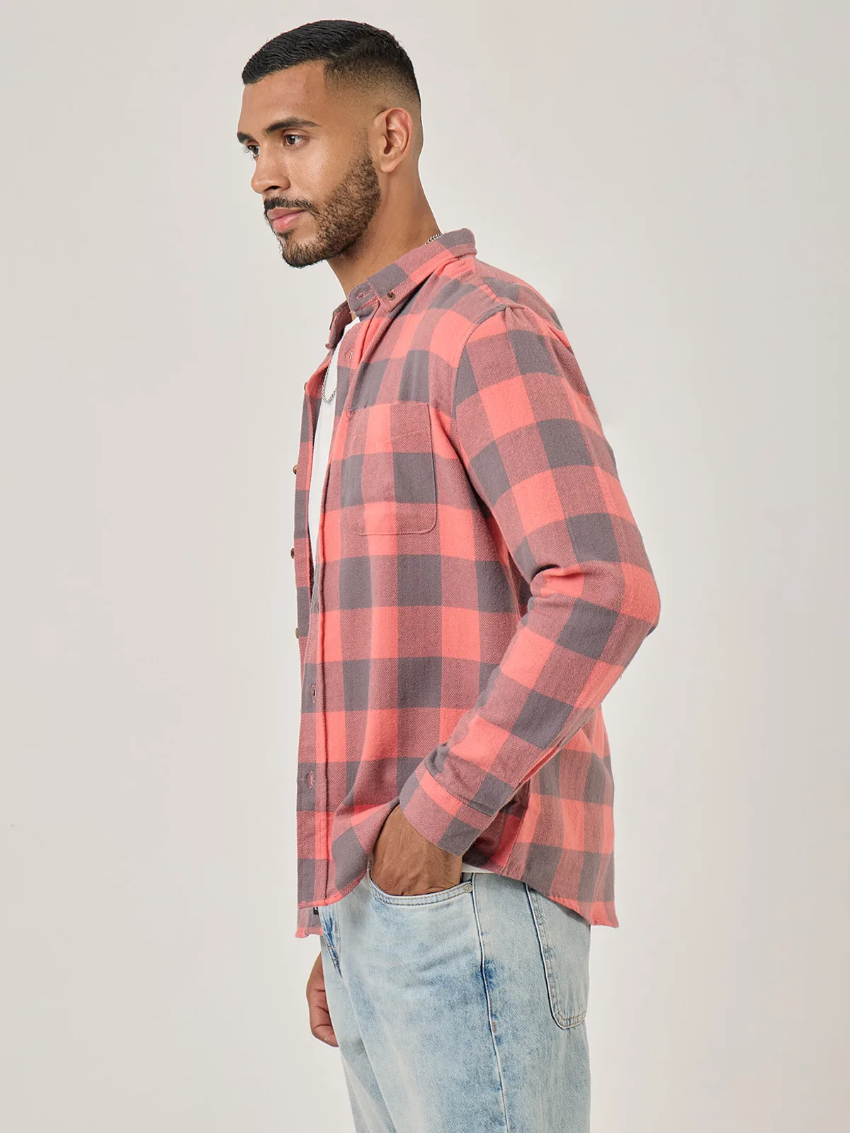 CAMISA MANGA LARGA ALGODÓN HOMBRE BARBADOS JESU - 3