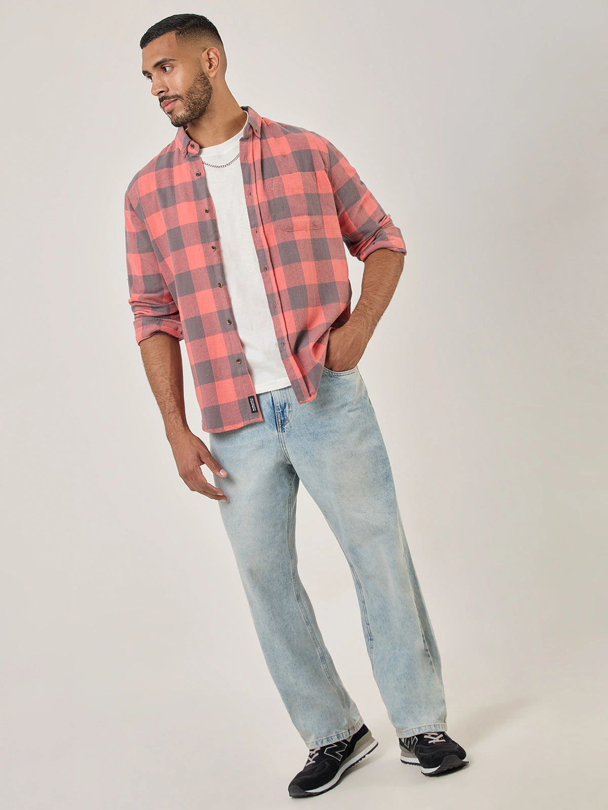 CAMISA MANGA LARGA ALGODÓN HOMBRE BARBADOS JESU - 5