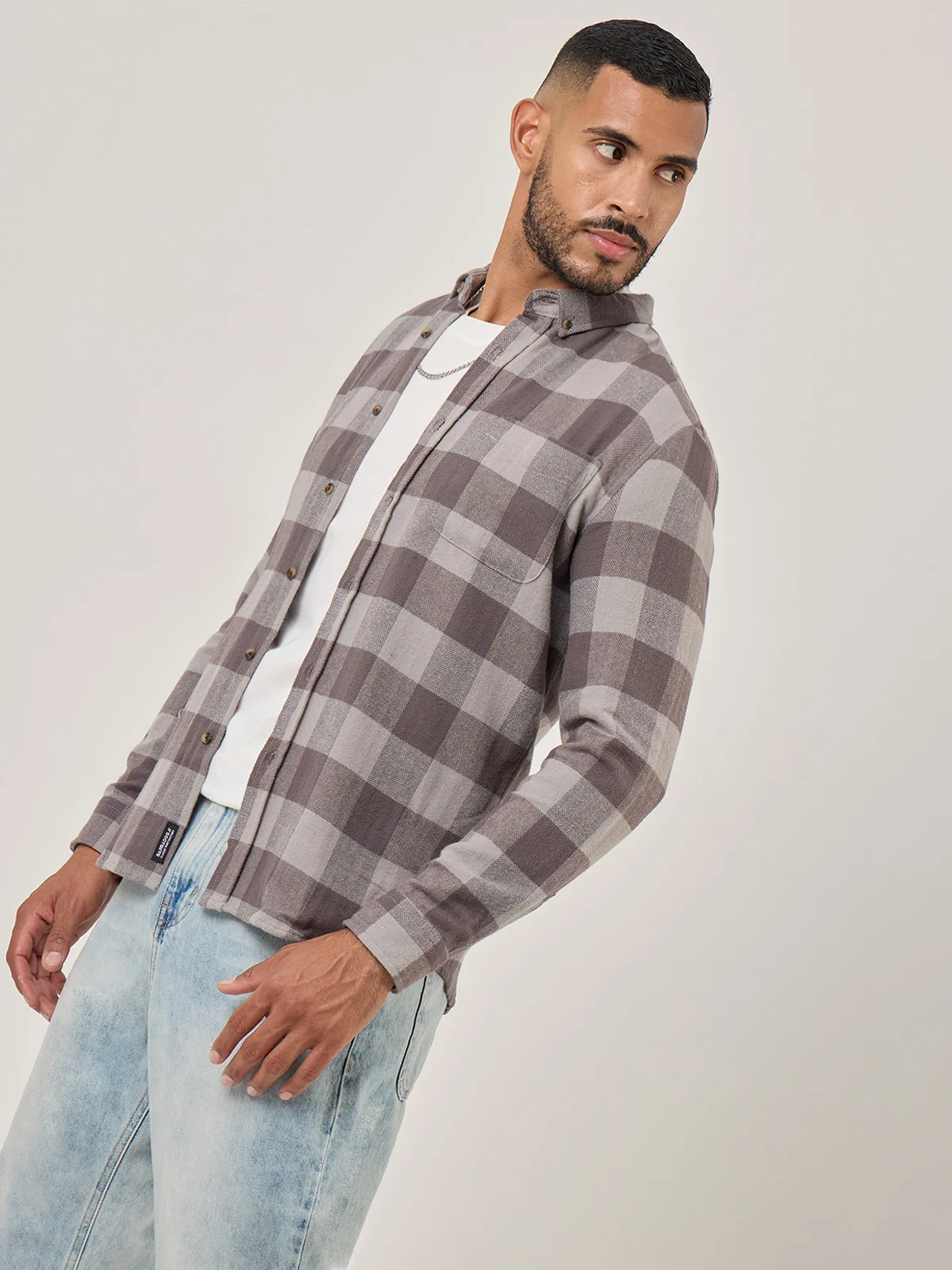 CAMISA MANGA LARGA ALGODÓN HOMBRE BARBADOS JESU - 3