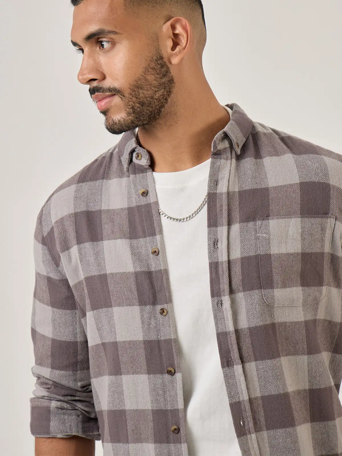 CAMISA MANGA LARGA ALGODÓN HOMBRE BARBADOS JESU - 4