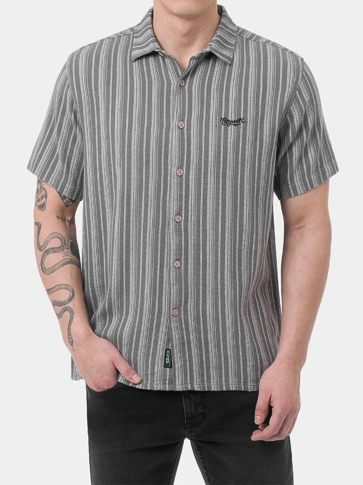 CAMISA MANGA CORTA HOMBRE GZUCK - 1