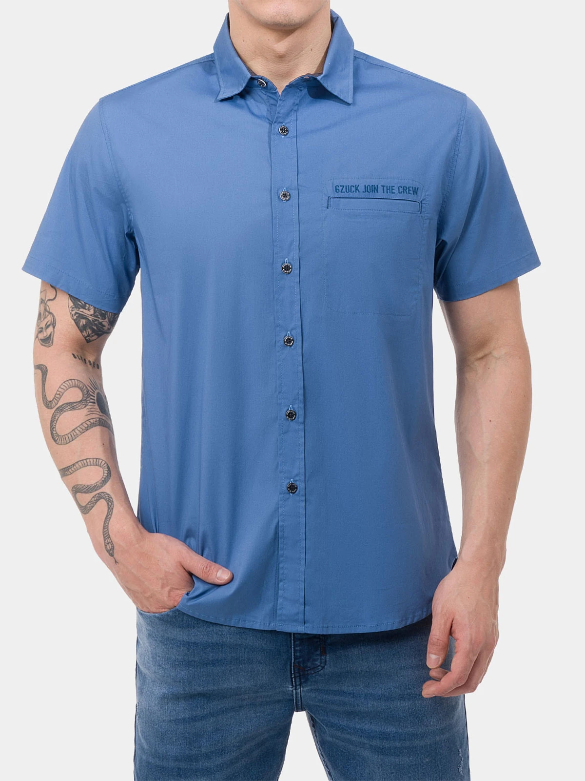 CAMISA MANGA CORTA HOMBRE GZUCK - 1