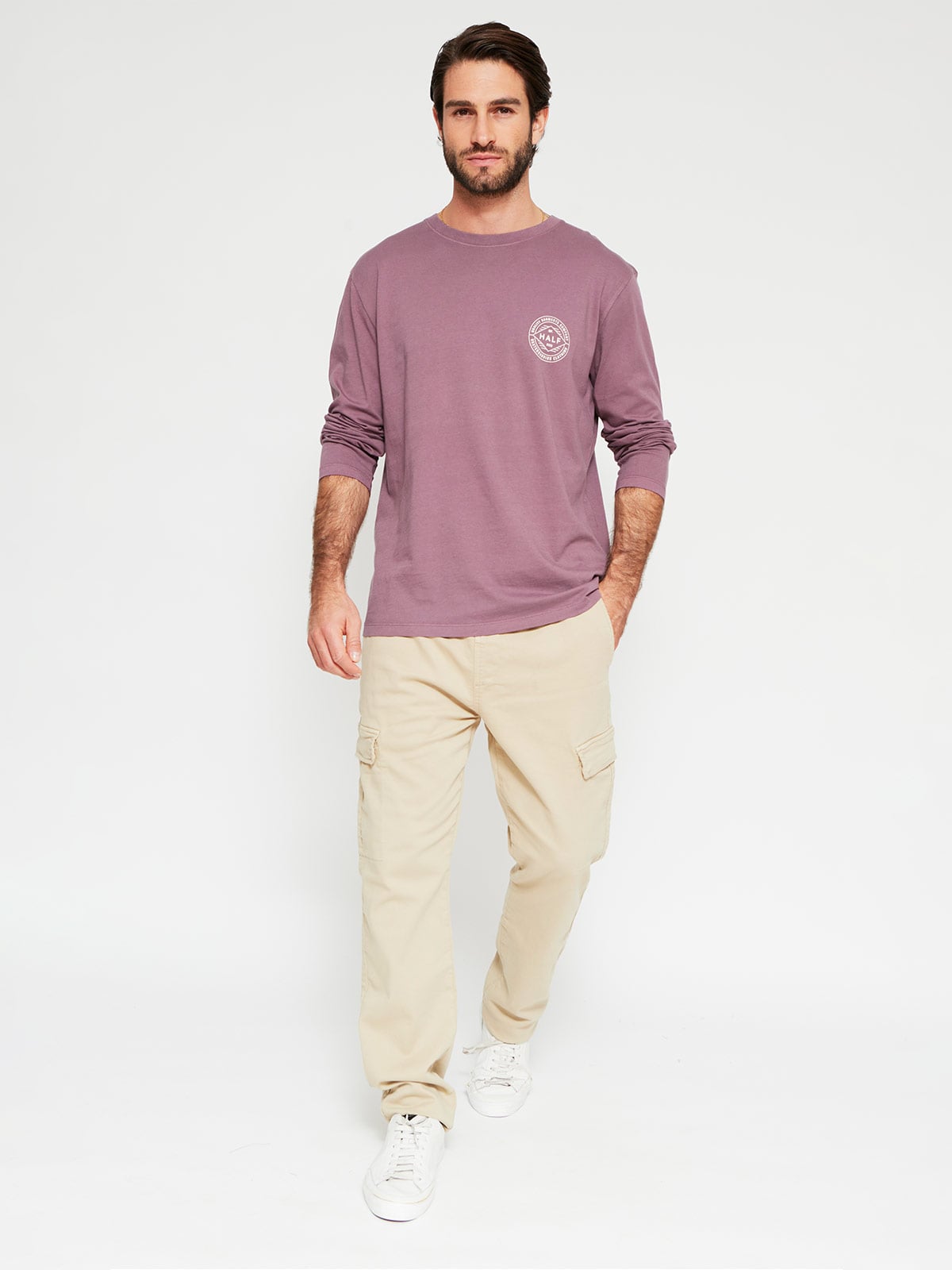 POLO MANGA LARGA HOMBRE HALF EFIA - 4