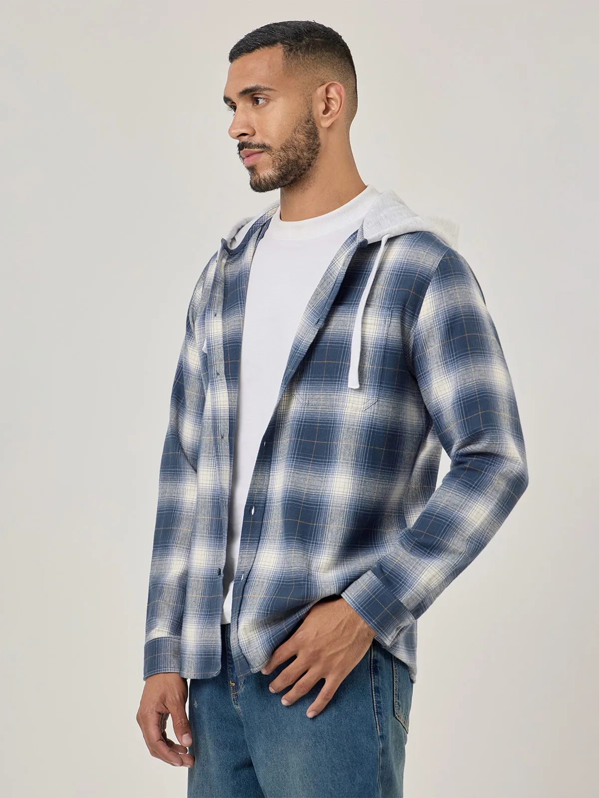 CAMISA MANGA LARGA ALGODÓN HOMBRE AERO HOODIE - 3