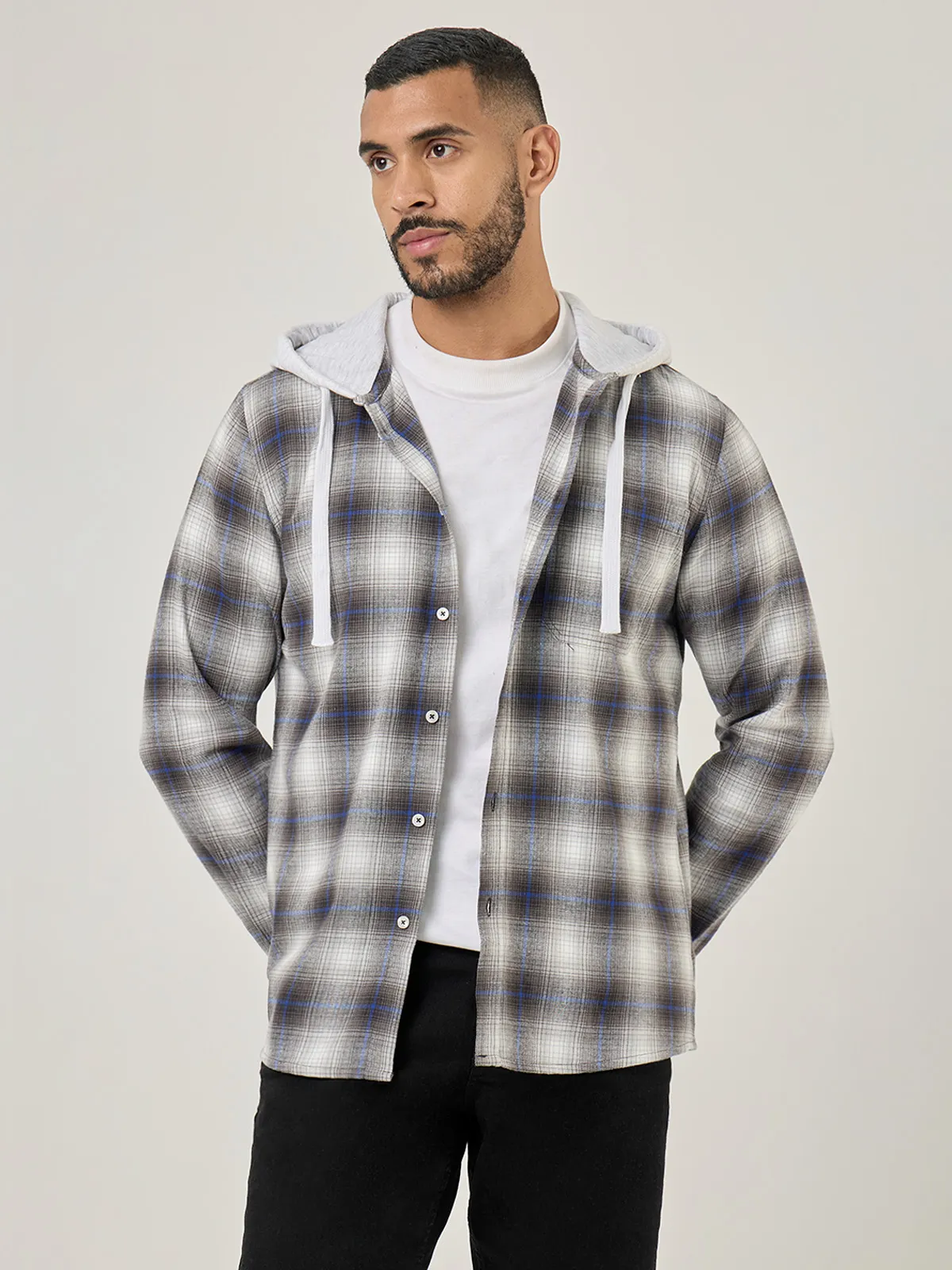 CAMISA MANGA LARGA ALGODÓN HOMBRE AERO HOODIE - 1