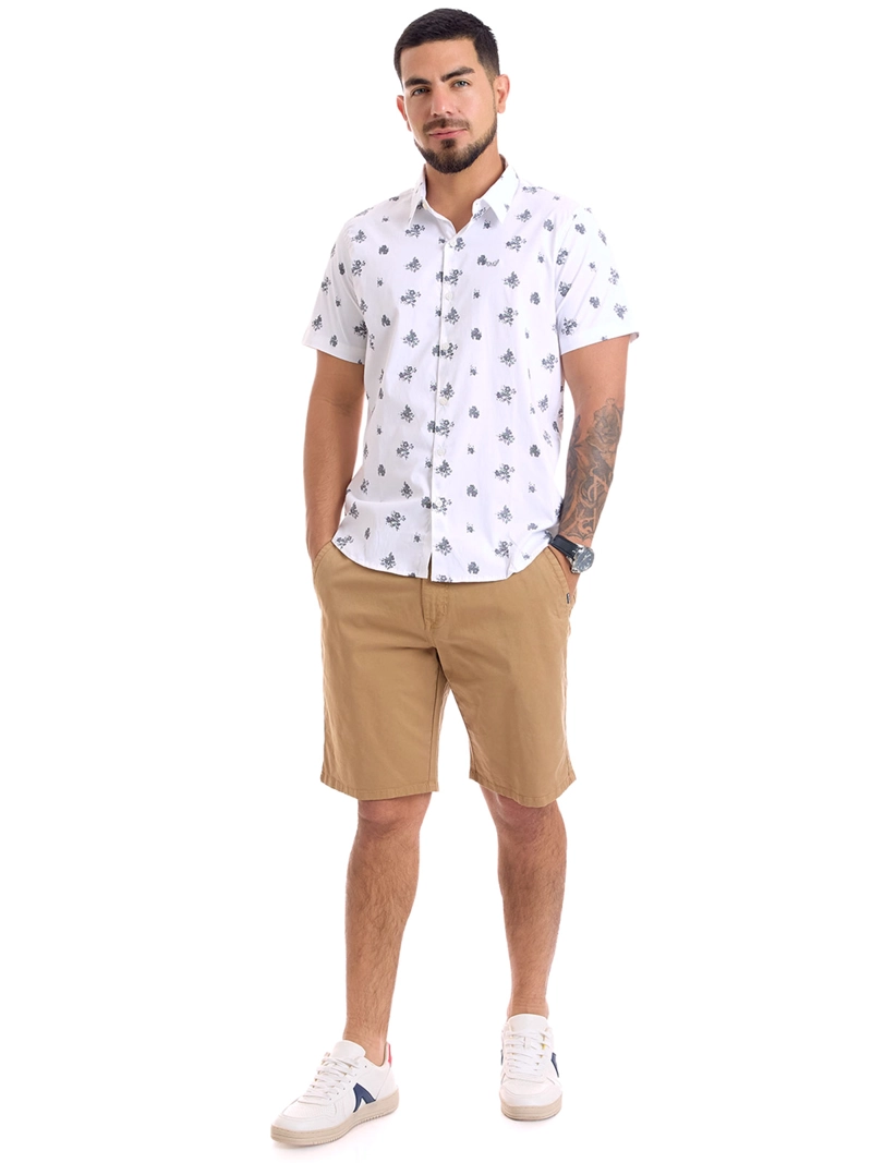 CAMISA MANGA CORTA HOMBRE METAL JEANS BRASILIA - 4