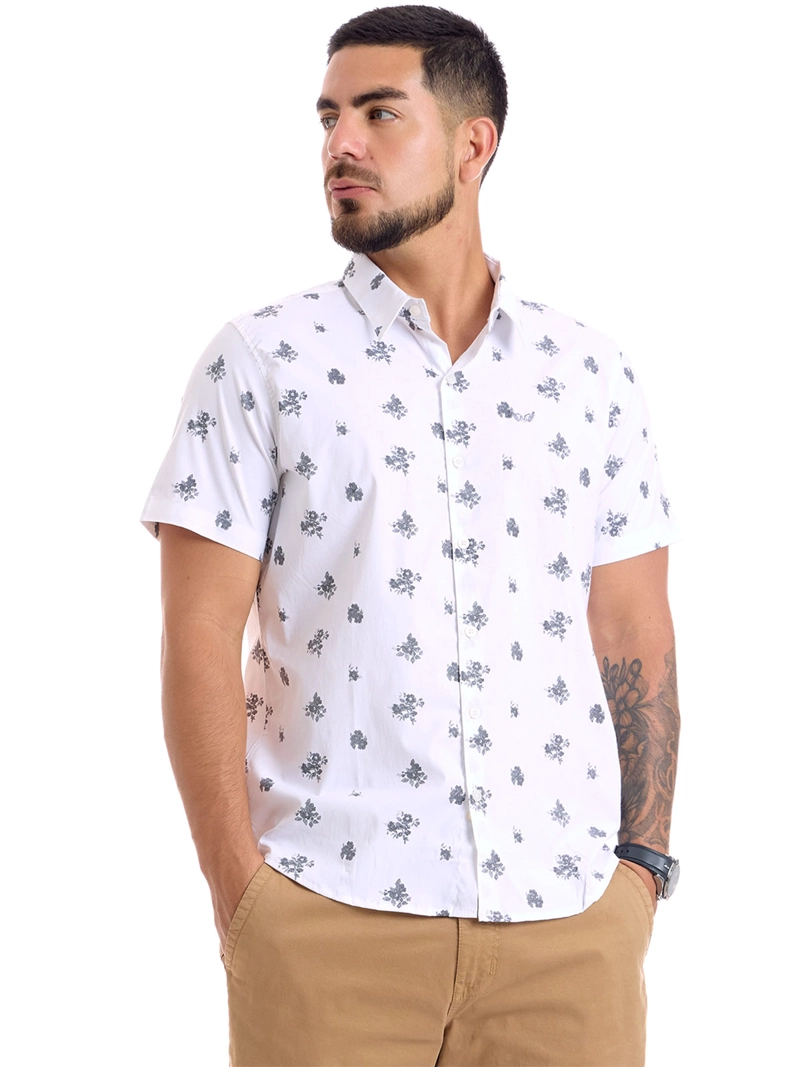 CAMISA MANGA CORTA HOMBRE METAL JEANS BRASILIA - 1