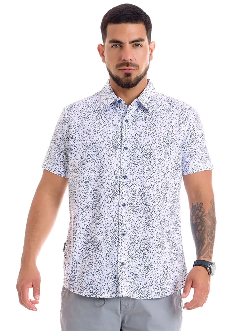 CAMISA MANGA CORTA HOMBRE METAL JEANS CARI - 1