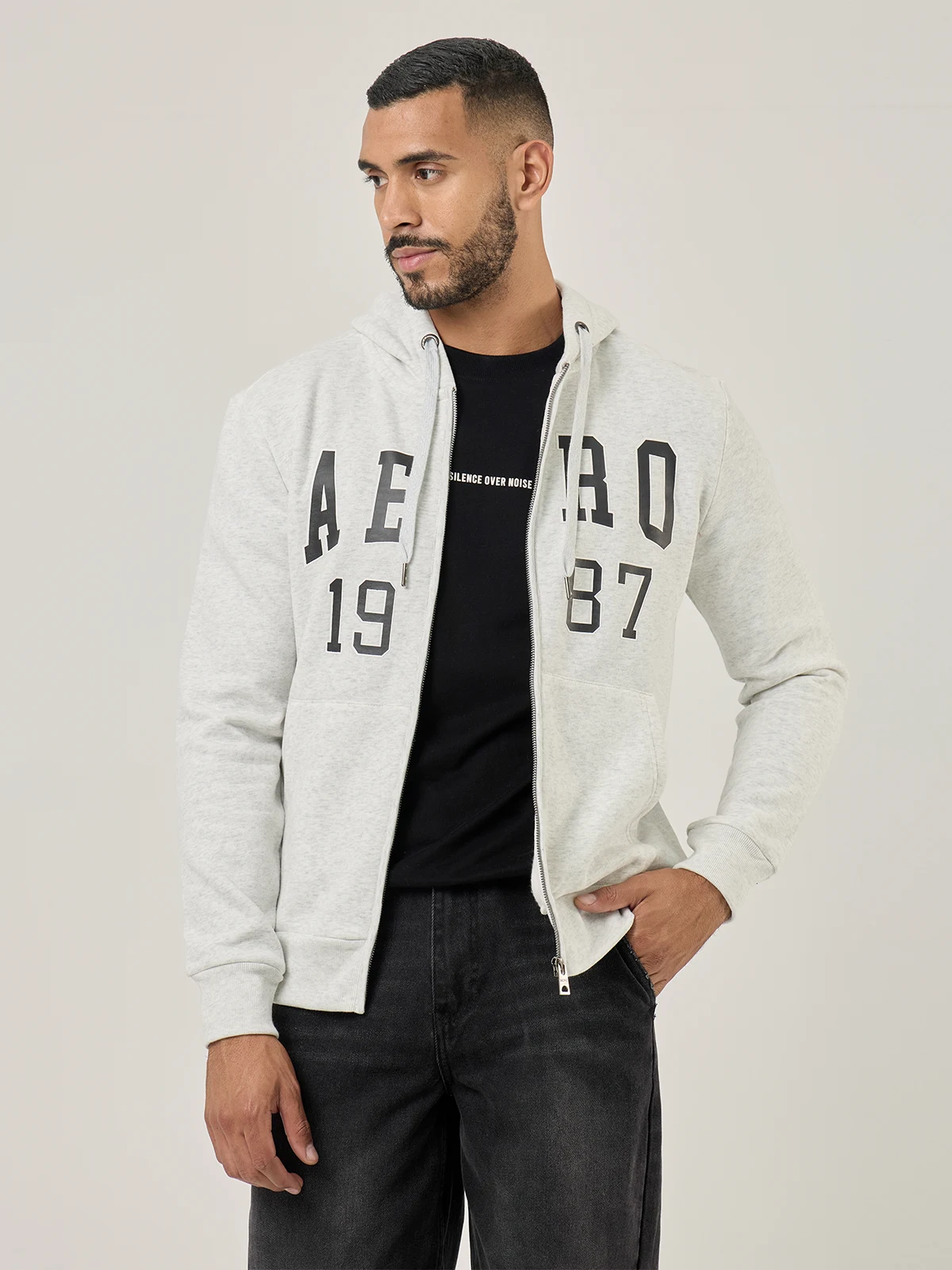 POLERA HOMBRE AERO ALEX FULL ZIPPER - 1