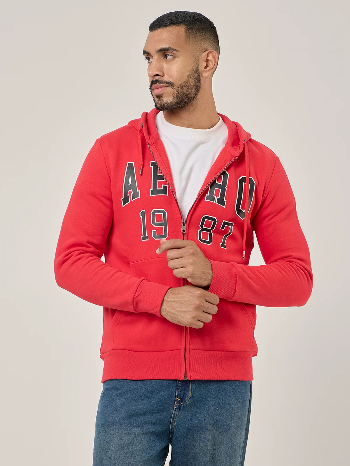 POLERA HOMBRE AERO ALEX FULL ZIPPER - 1