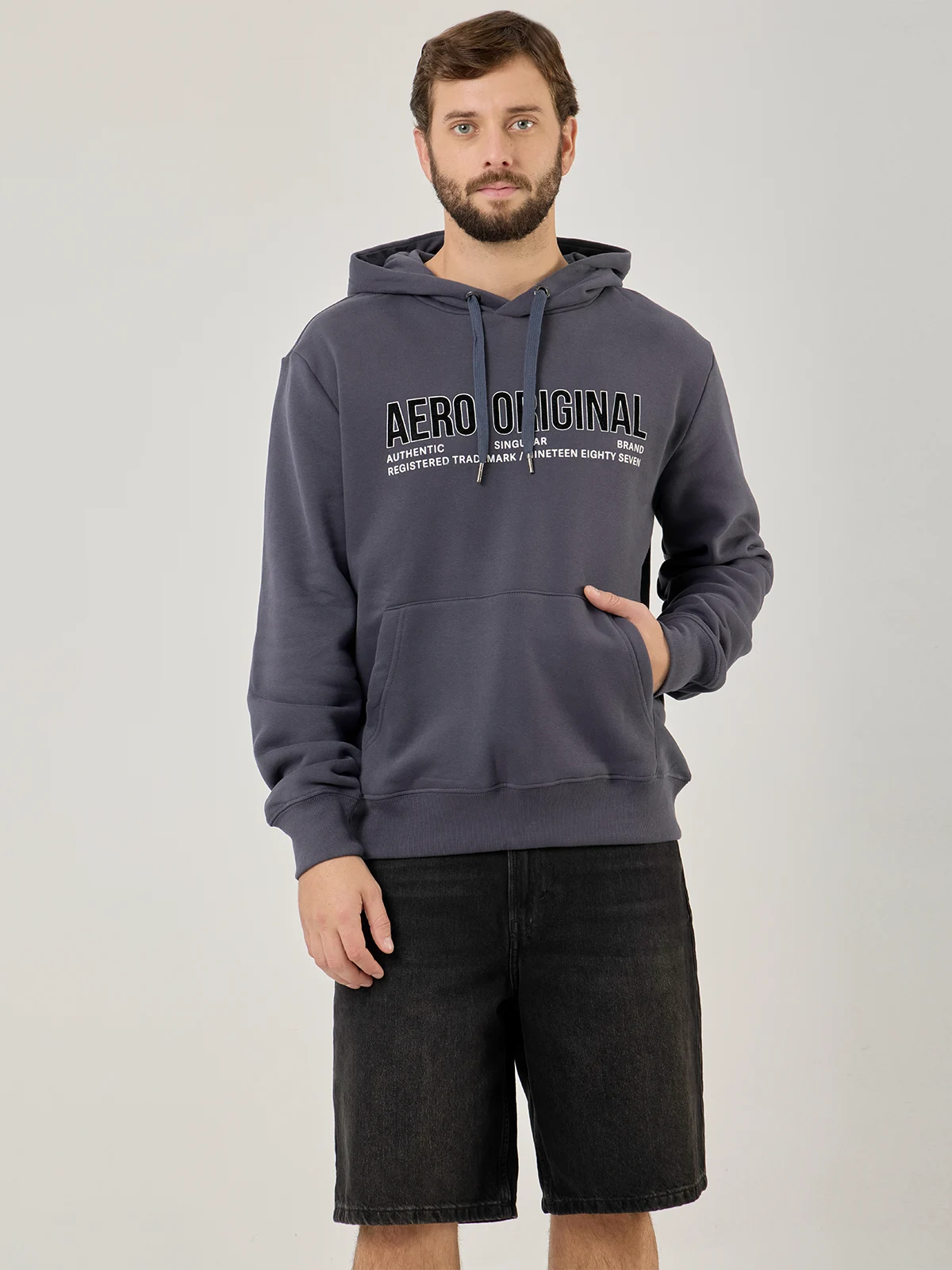 POLERA HOMBRE AERO ADELA HOODIE - 1