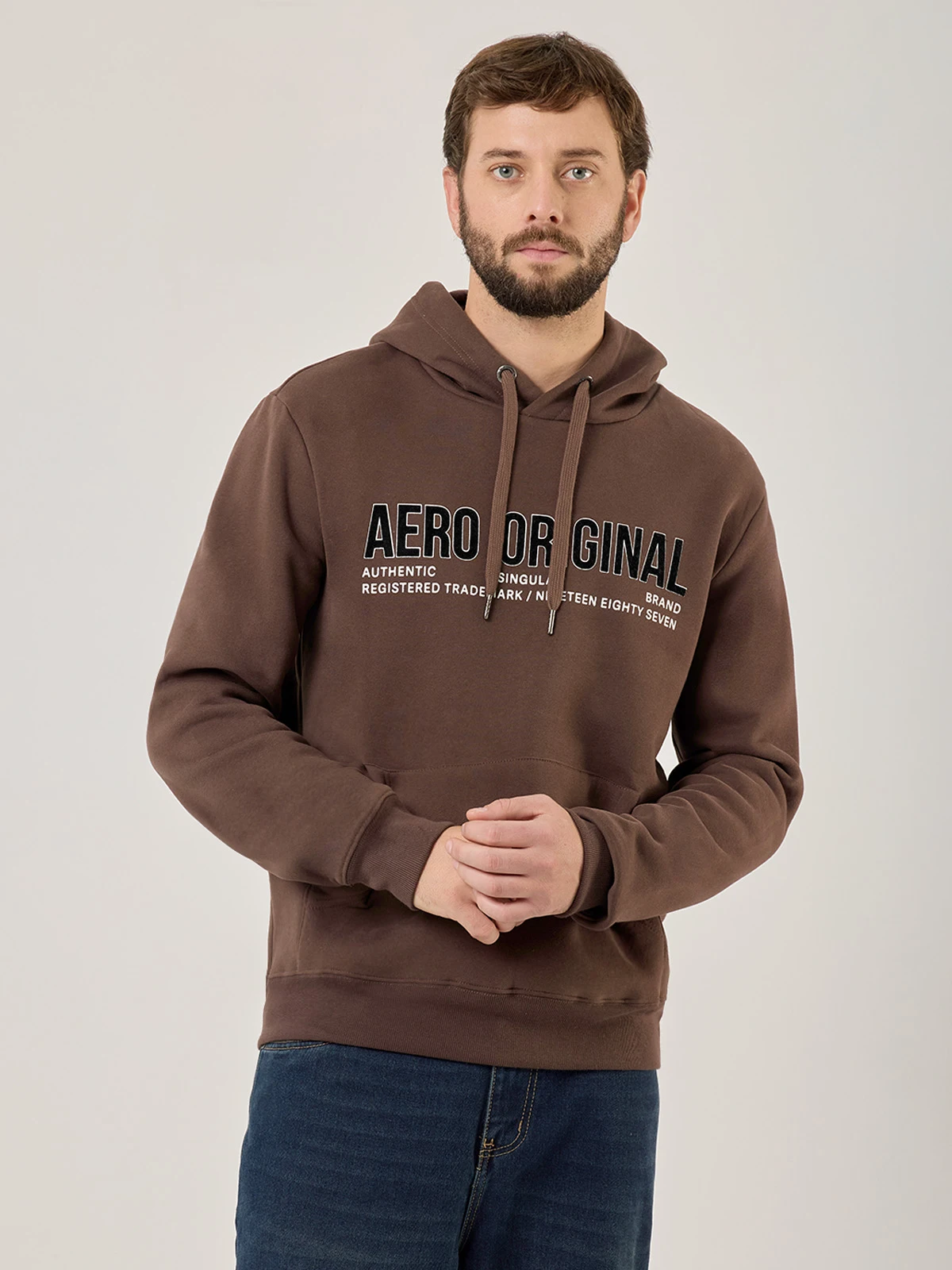 POLERA HOMBRE AERO ADELA HOODIE - 1