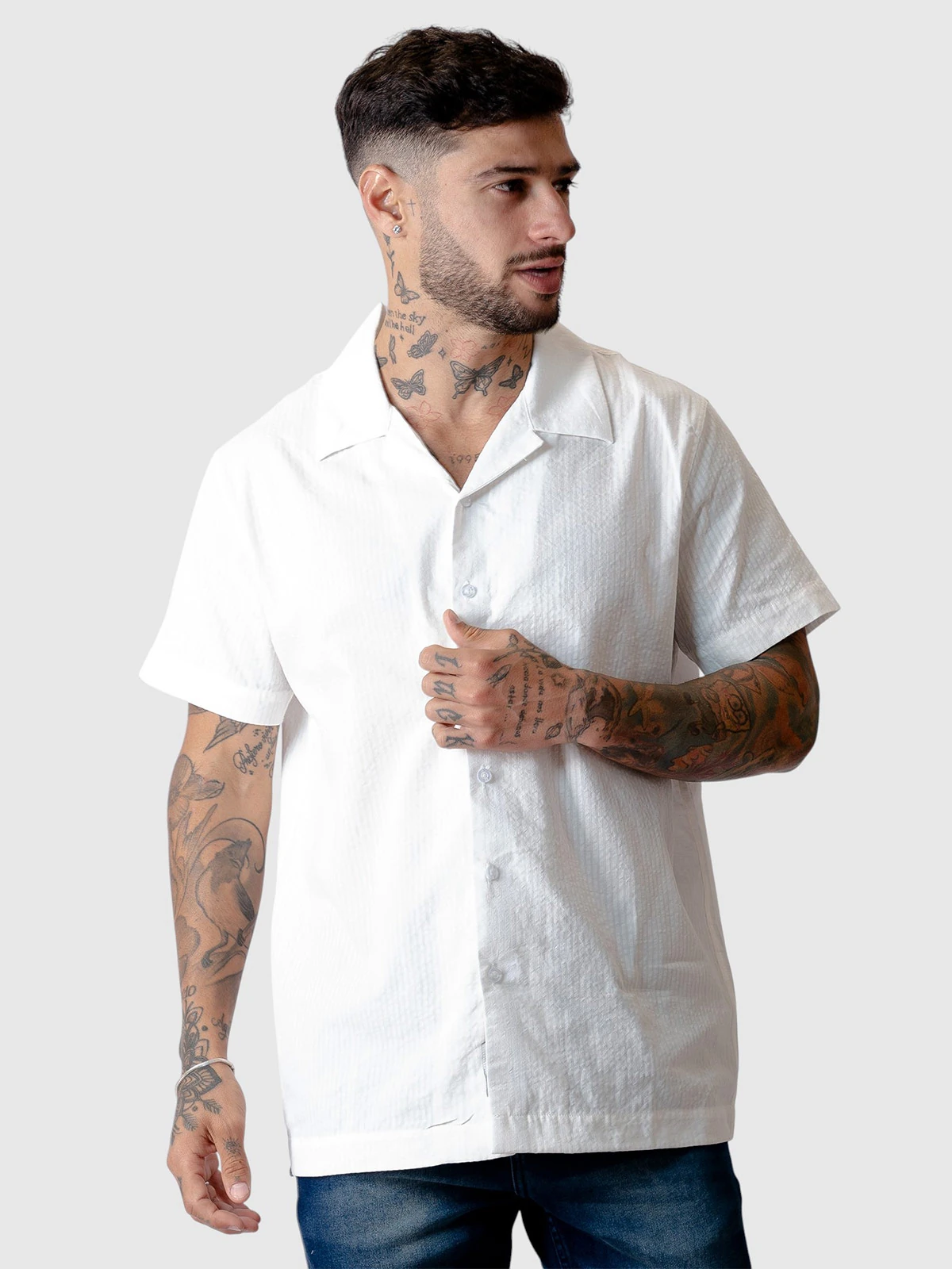 CAMISA MANGA CORTA HOMBRE WOALLANCE - 1