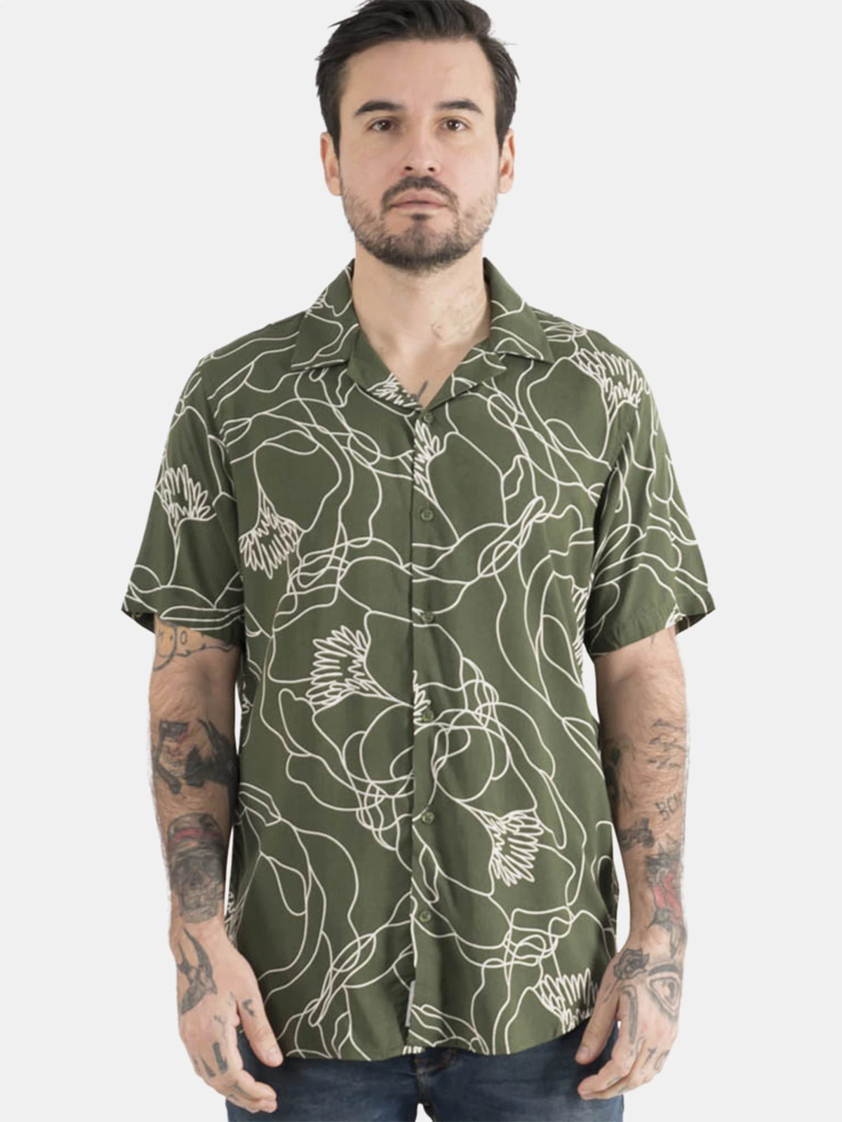 CAMISA MANGA CORTA HOMBRE WOALLANCE - 1