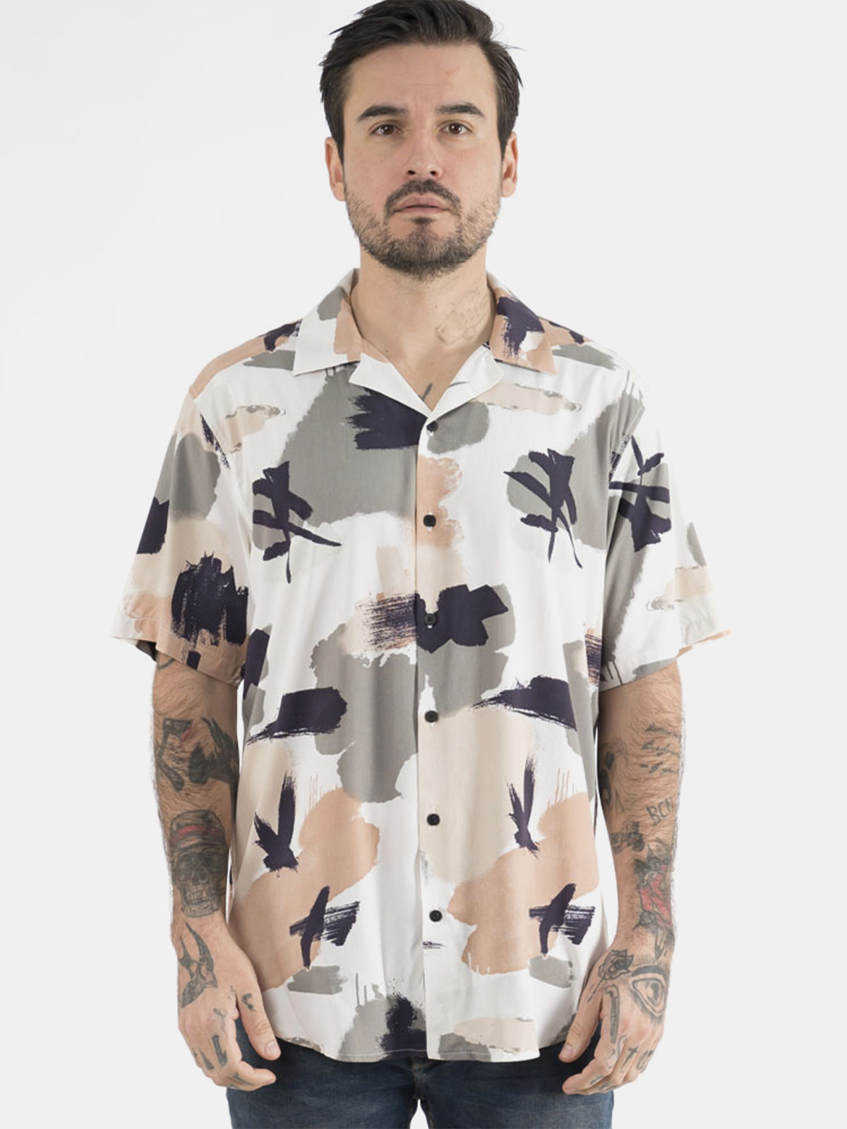 CAMISA MANGA CORTA HOMBRE WOALLANCE - 1