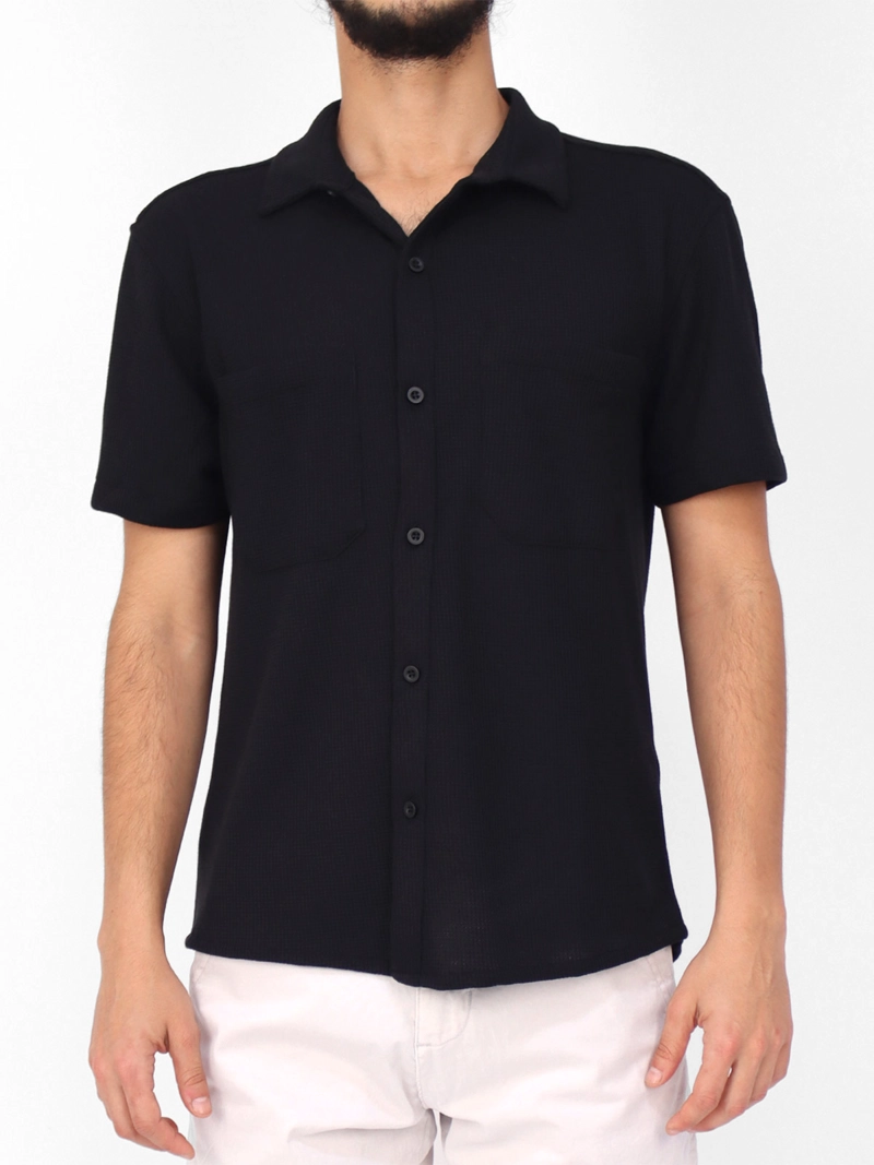 CAMISA MANGA CORTA ALGODÓN HOMBRE KAYRA MAN - 1