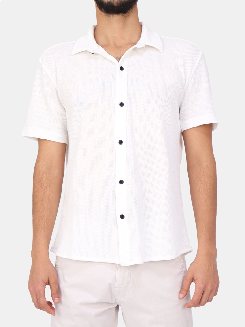 CAMISA MANGA CORTA ALGODÓN HOMBRE KAYRA MAN - 1