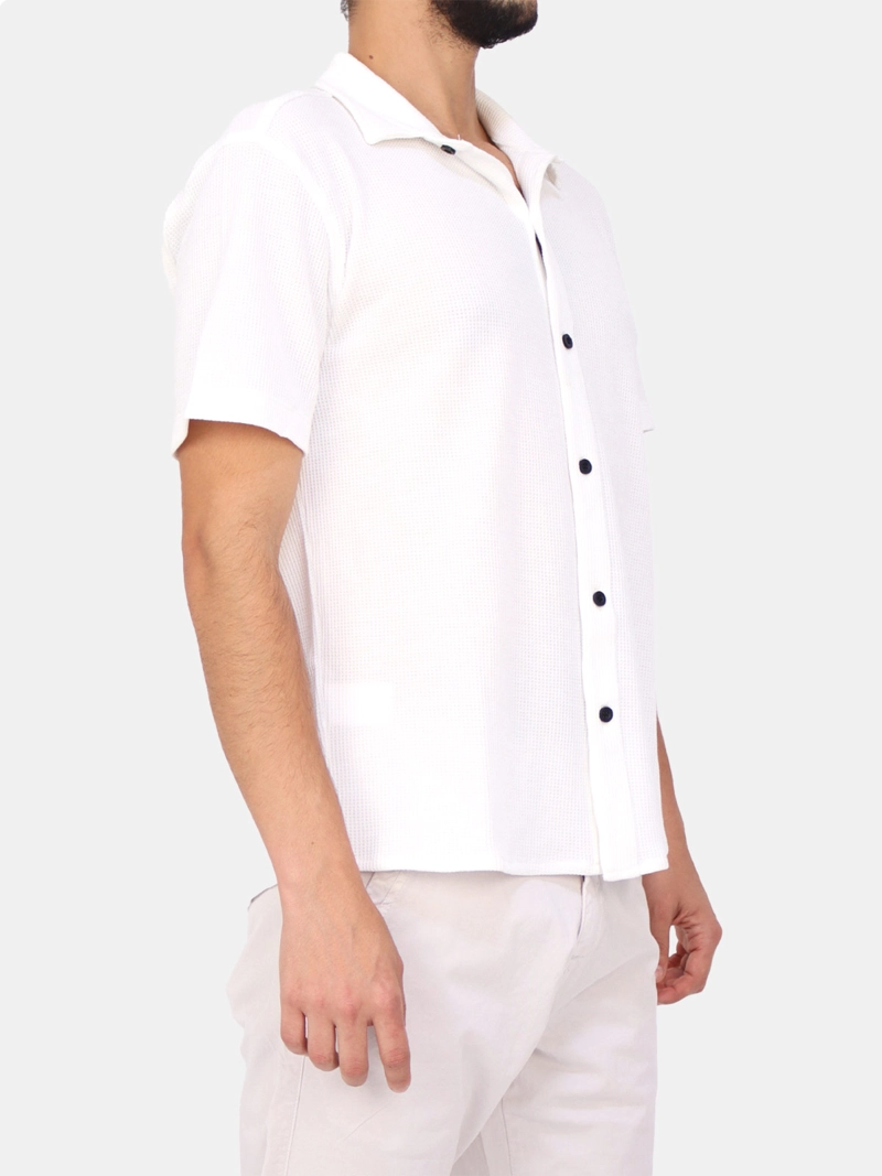 CAMISA MANGA CORTA ALGODÓN HOMBRE KAYRA MAN - 3