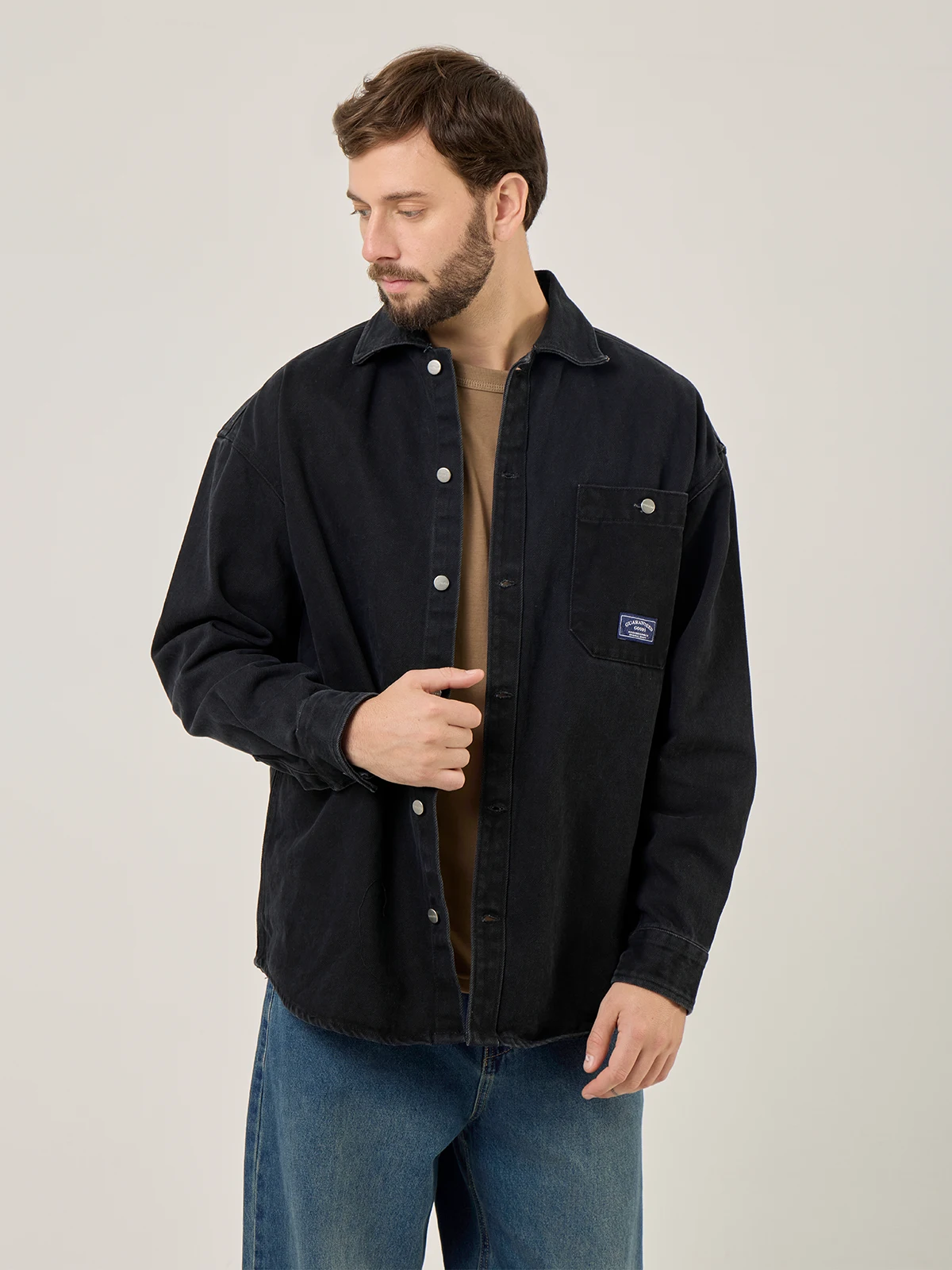CAMISA MANGA LARGA ALGODÓN HOMBRE BARBADOS - 1