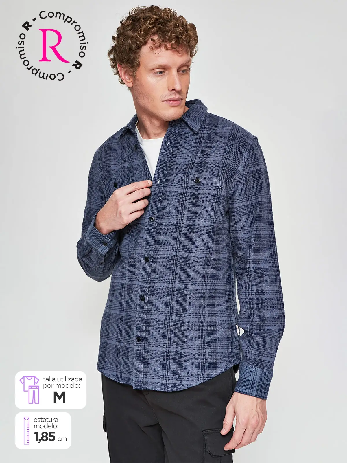 CAMISA MANGA LARGA HOMBRE ROBERT LEWIS ANDREAS - 1