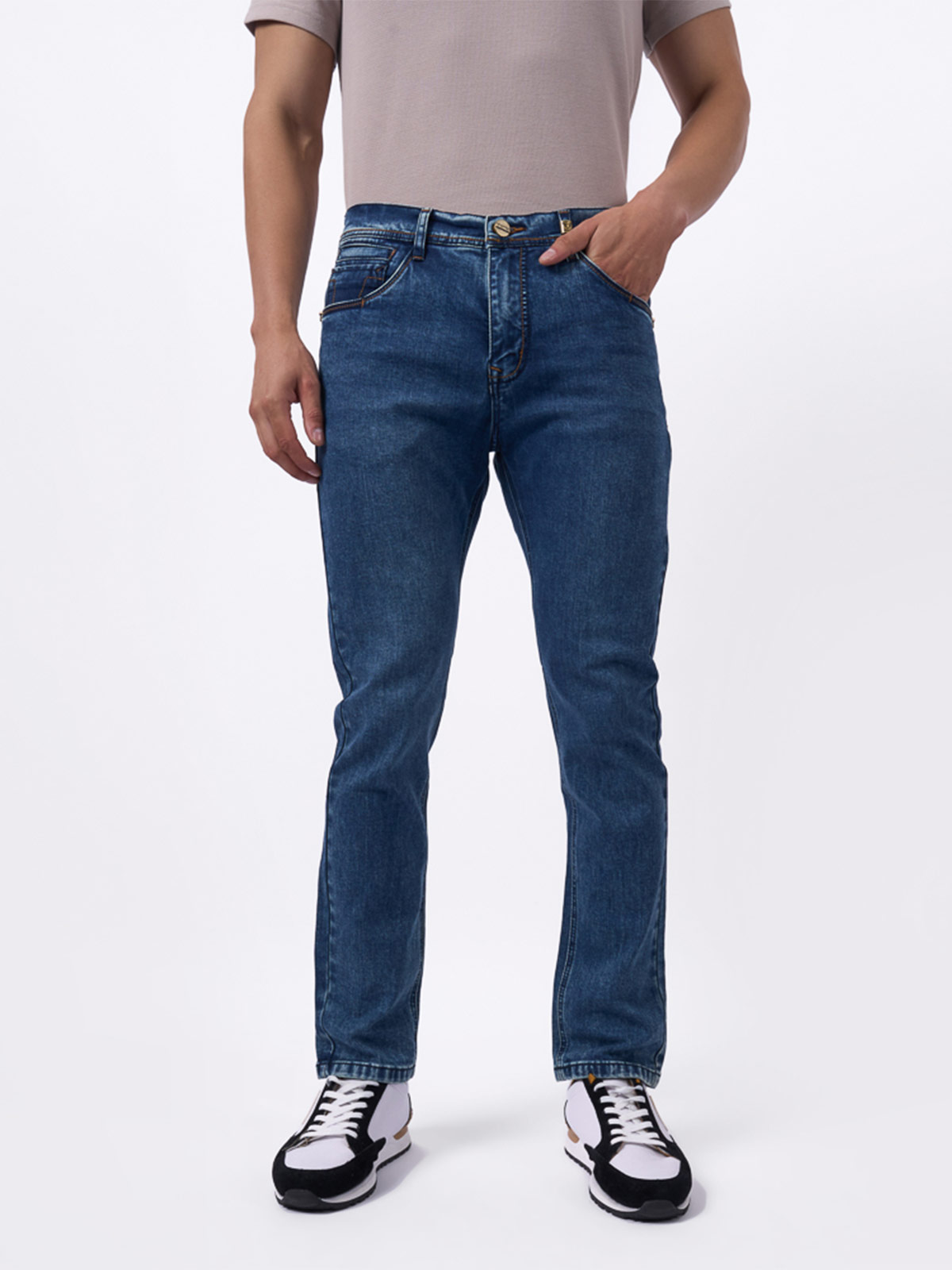 JEANS HOMBRE BRONCO SLIM BRORRUM - 1