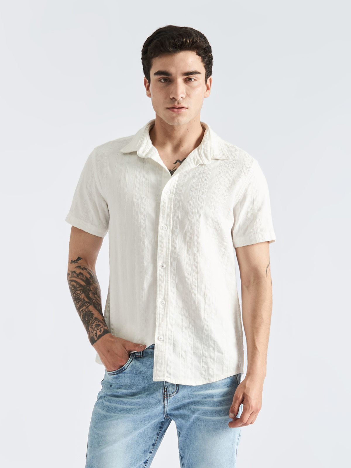 CAMISA MANGA CORTA HOMBRE PARADA 111 ELVIS - 1